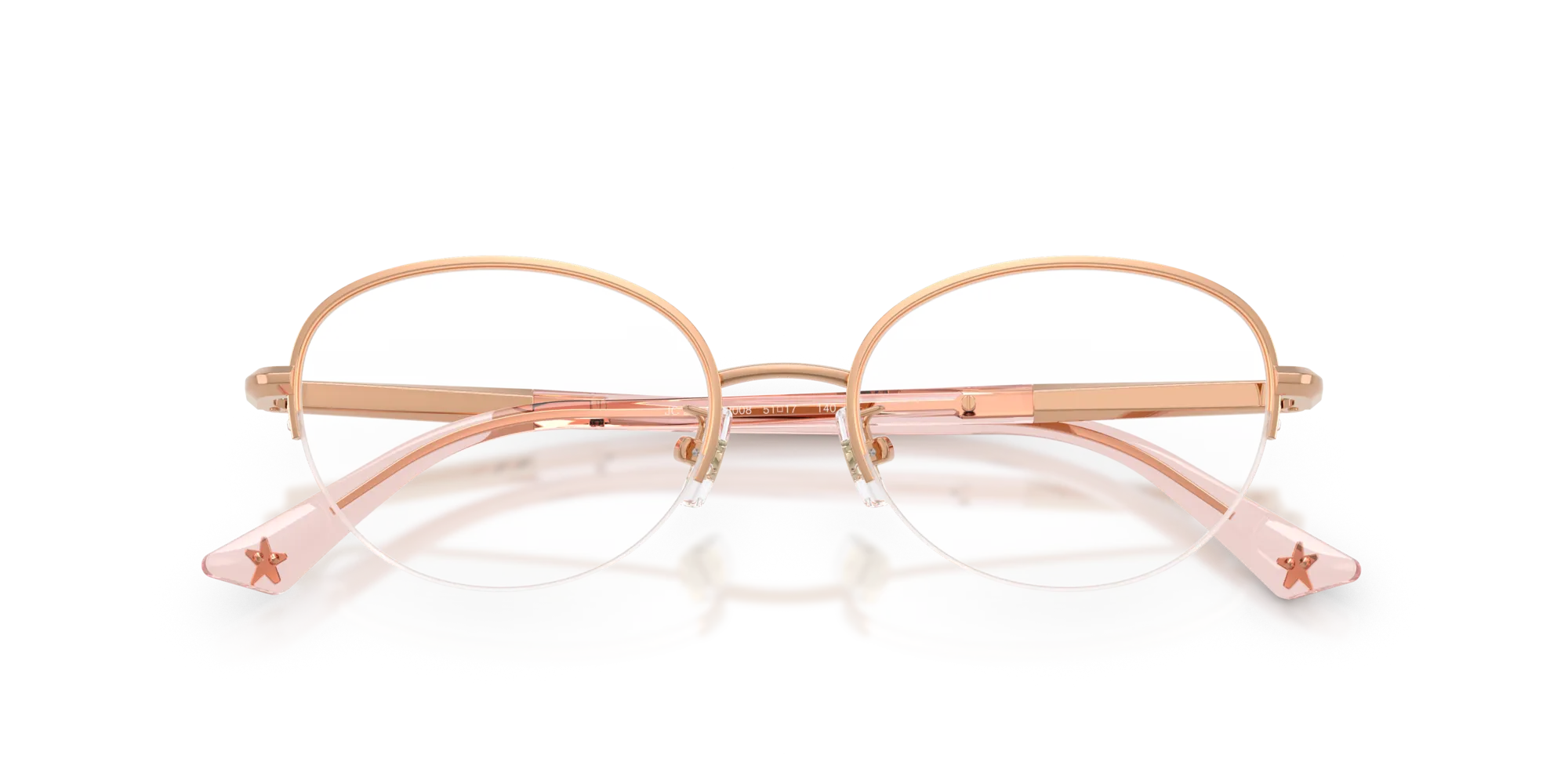 Jimmy Choo JC2014D 3008 Montature da vista Metallo Oro Rotonda Normale - immagine 2