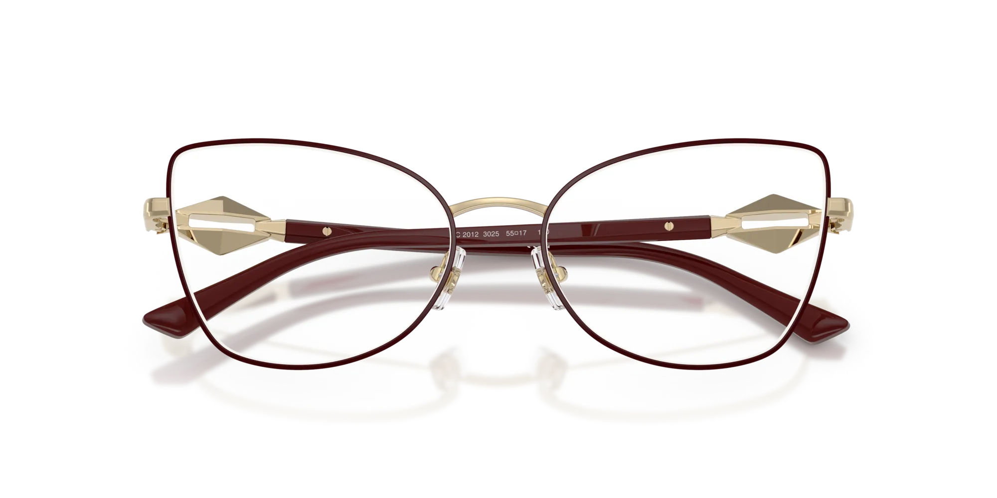 Jimmy Choo JC2012 3025 Montature da vista Metallo Oro Cat Eye Normale - immagine 2
