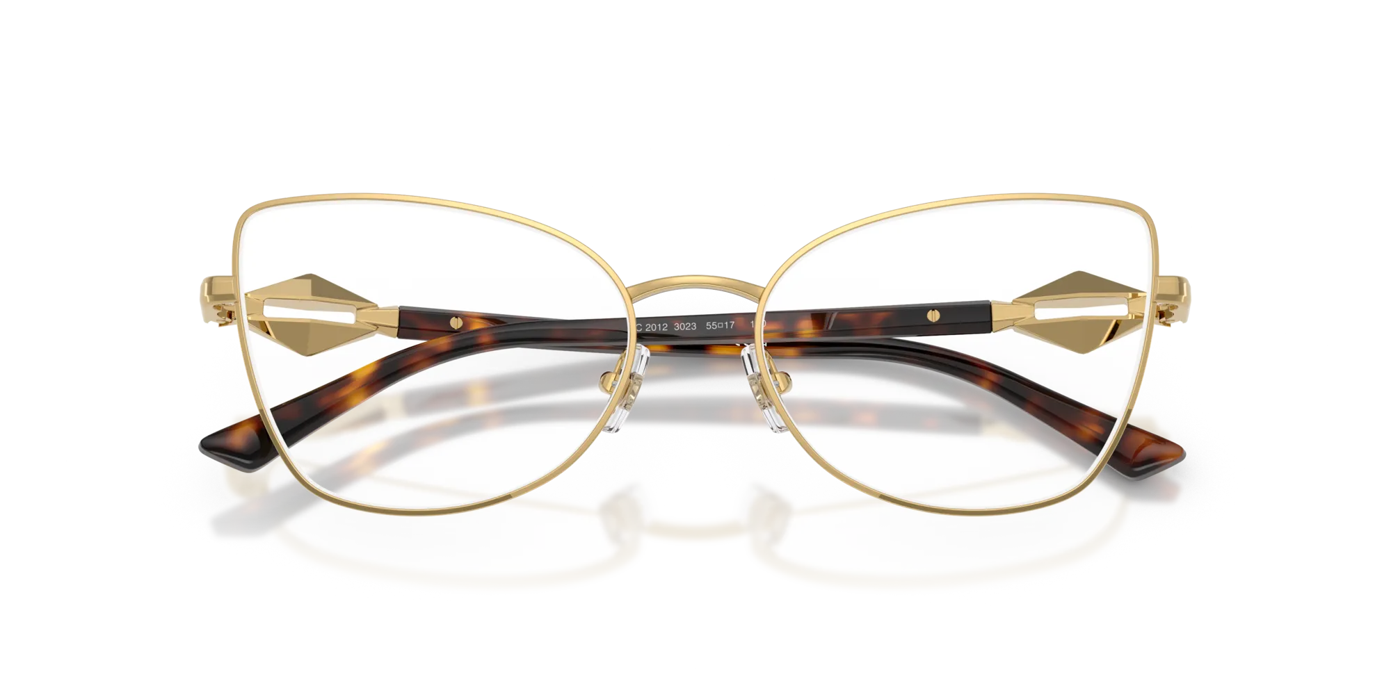 Jimmy Choo JC2012 3023 Montature da vista Metallo Oro Cat Eye Normale - immagine 2