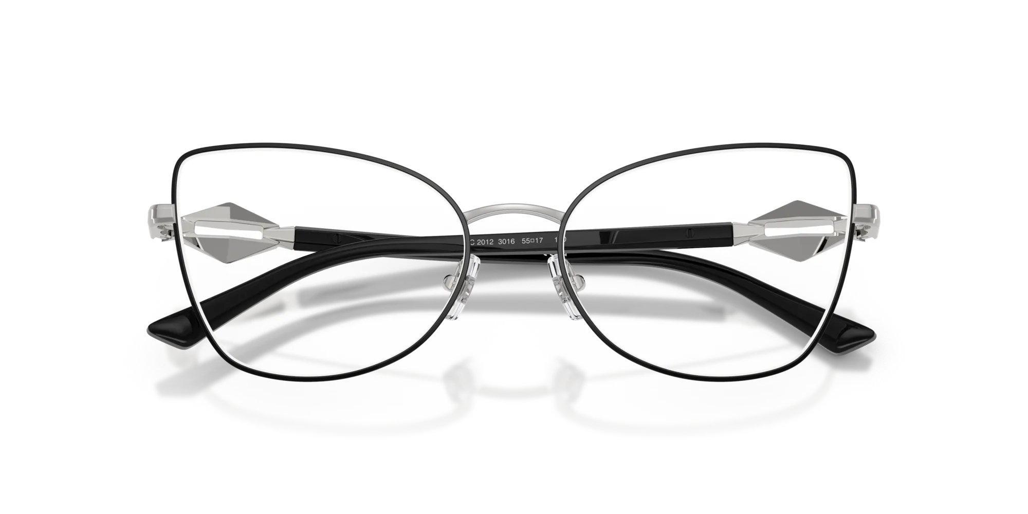 Jimmy Choo JC2012 3016 Montature da vista Metallo Argento Cat Eye Normale - immagine 2