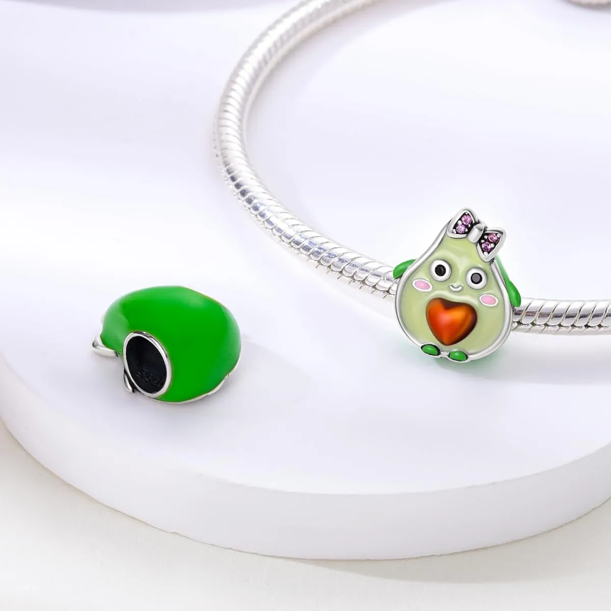 Hapour 925 Charms in Argento Sterling per Bracciali Charm Collana Gioielli Europei Ciondolo Perline Fascino Regalo di Compleanno per Donne Ragazze Mamma Figlia - immagine 3