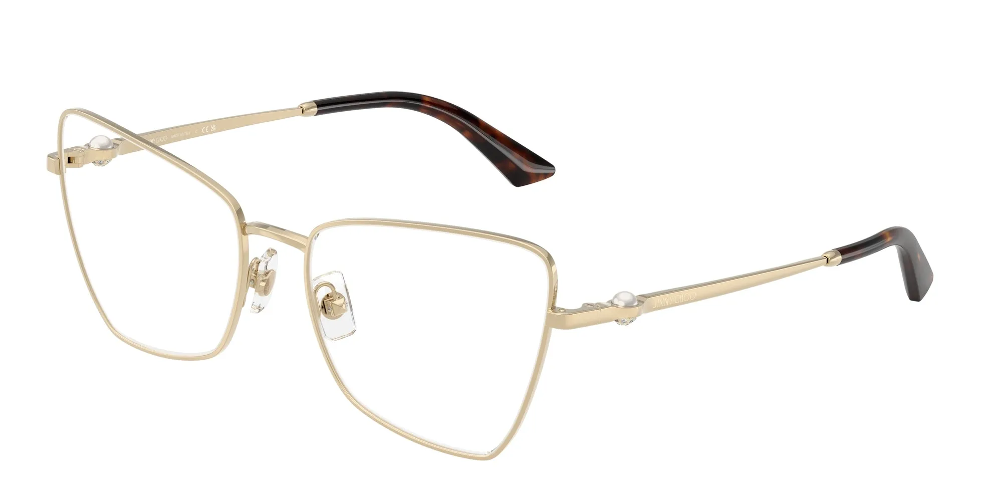 Jimmy Choo JC2010HB 3006 Montature da vista Metallo Oro Geometrica Normale - immagine 1