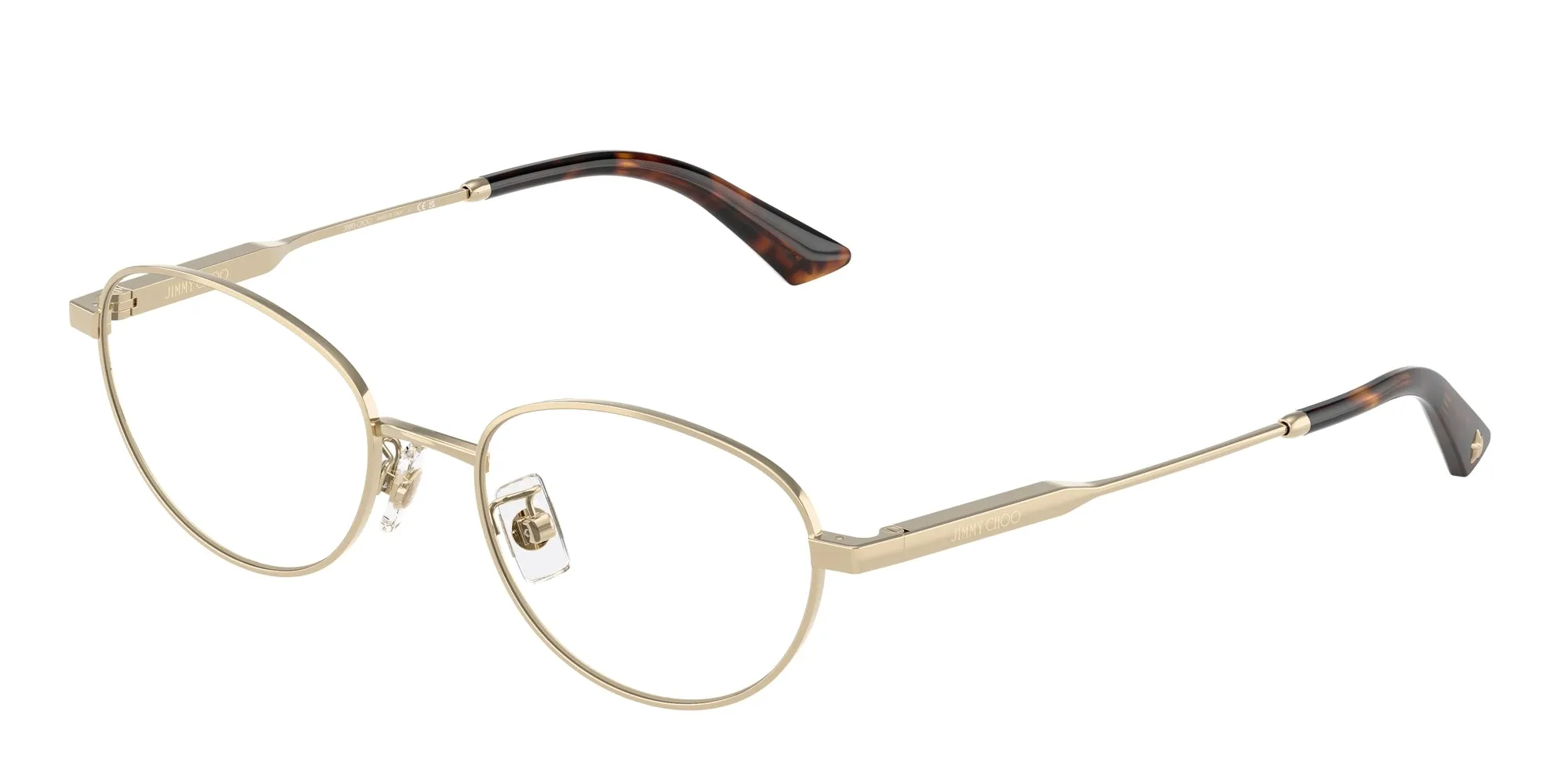 Jimmy Choo JC2009D 3006 Montature da vista Acciaio Oro Rotonda Normale - immagine 1