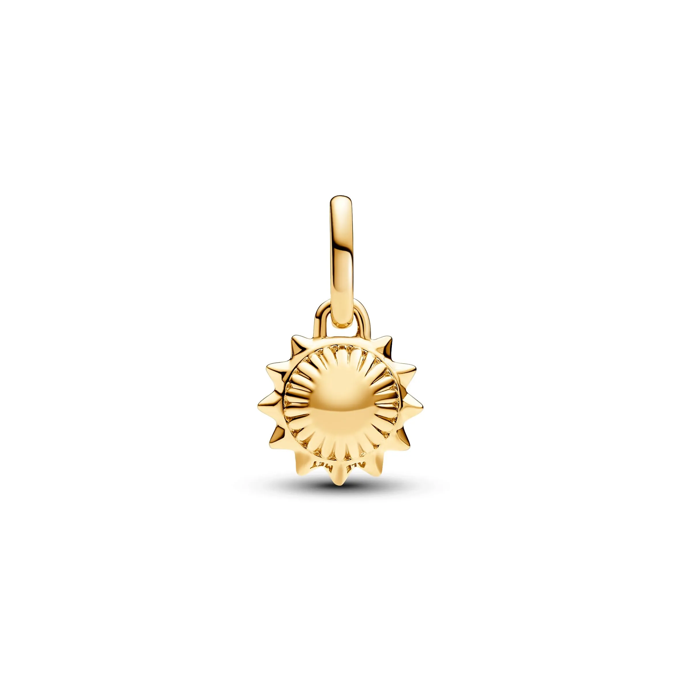 PANDORA ME Mini pendente con sole placcato in oro 14k con perla coltivata d'acqua dolce bianca trattata - immagine 2