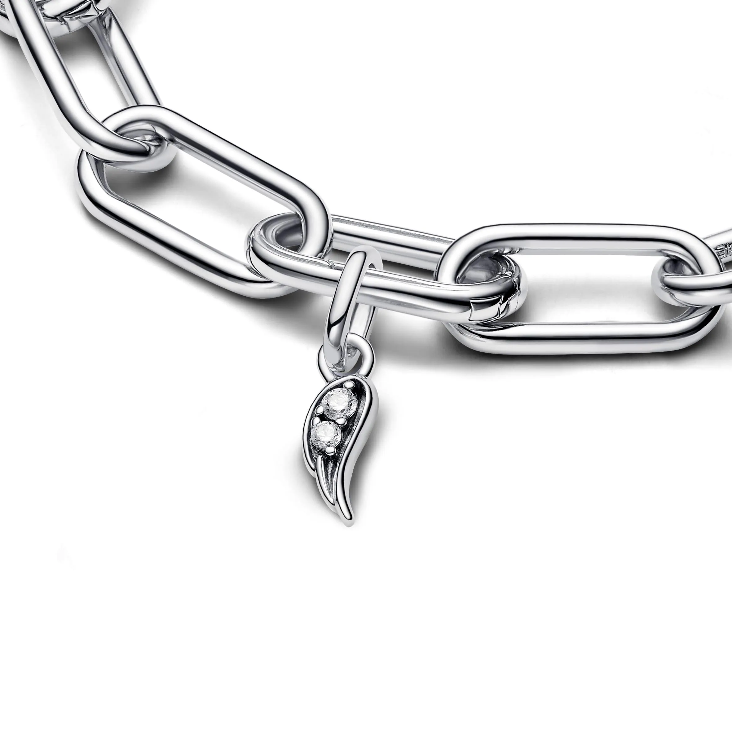 PANDORA ME Mini pendente in argento Sterling con ali d'angelo e zirconi cubici trasparenti - immagine 3