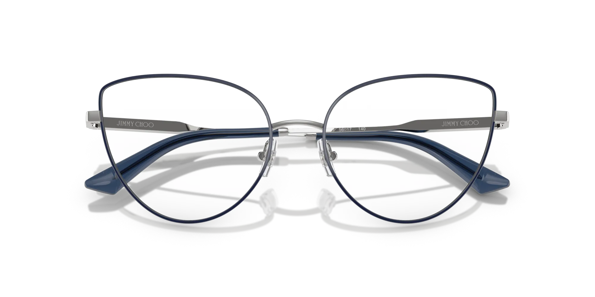 Jimmy Choo JC2008 3021 Montature da vista Acciaio Argento Cat Eye Normale - immagine 2