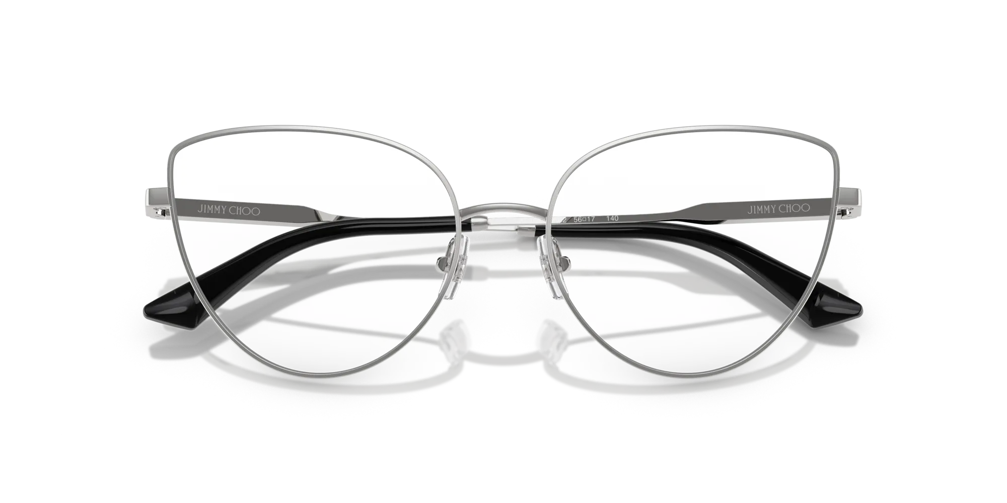 Jimmy Choo JC2008 3002 Montature da vista Acciaio Argento Cat Eye Normale - immagine 2