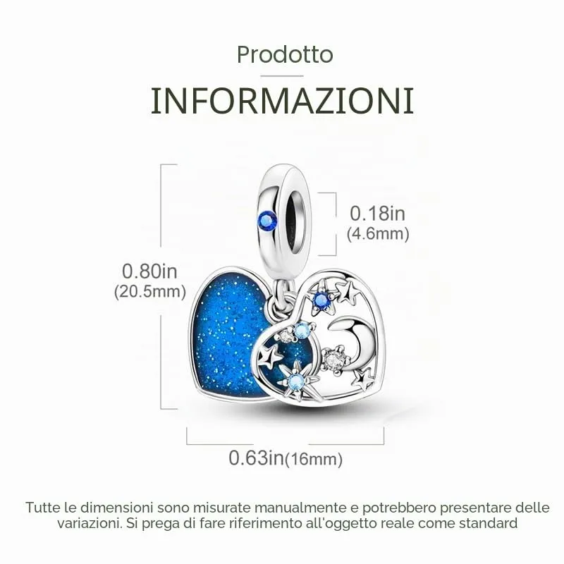 Hapour 925 Charms in Argento Sterling per Bracciali Charm Collana Gioielli Europei Ciondolo Perline Fascino Regalo di Compleanno per Donne Ragazze Mamma Figlia - immagine 4