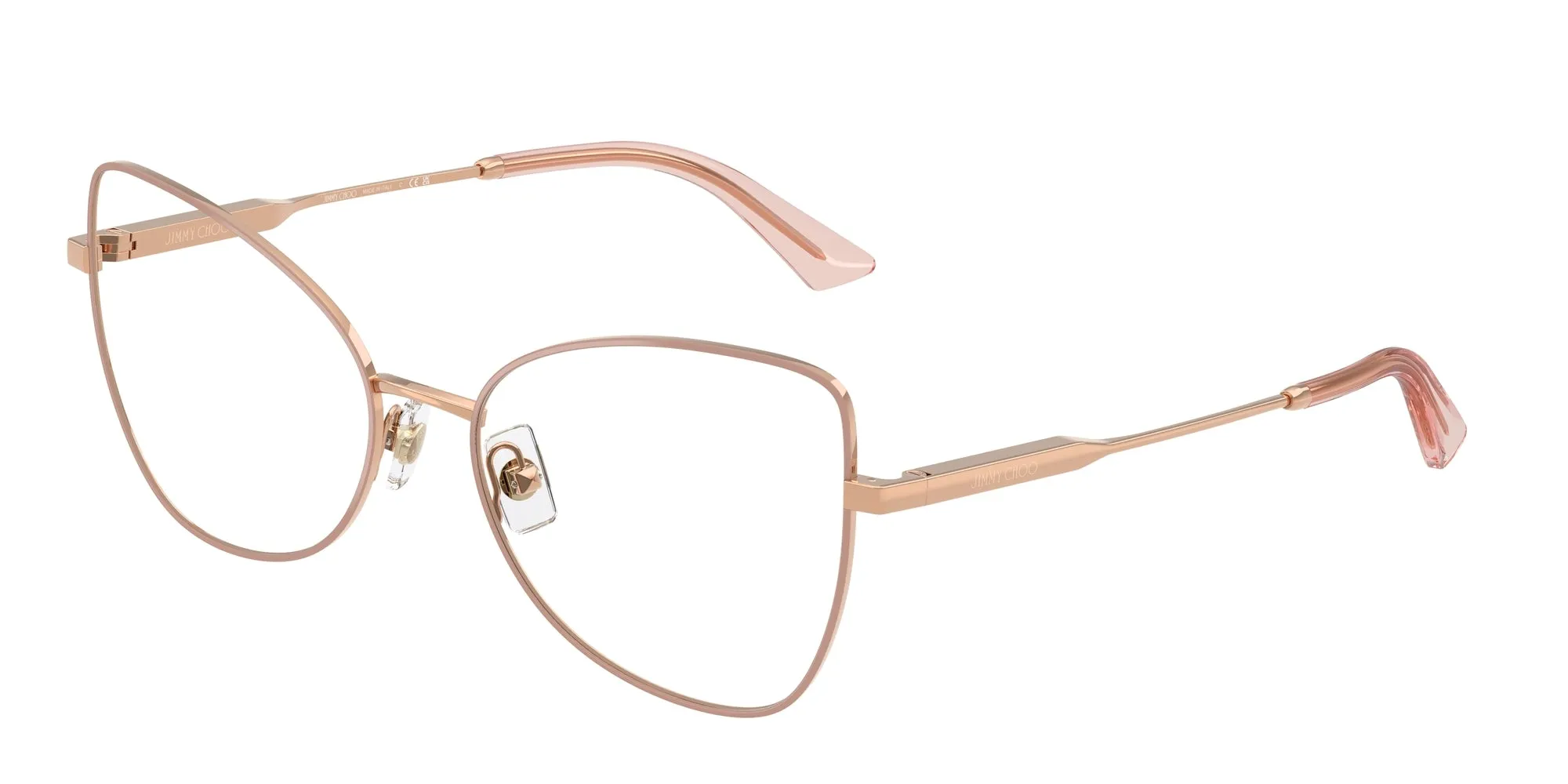 Jimmy Choo JC2006 3020 Montature da vista Acciaio Oro Farfalla Normale - immagine 1