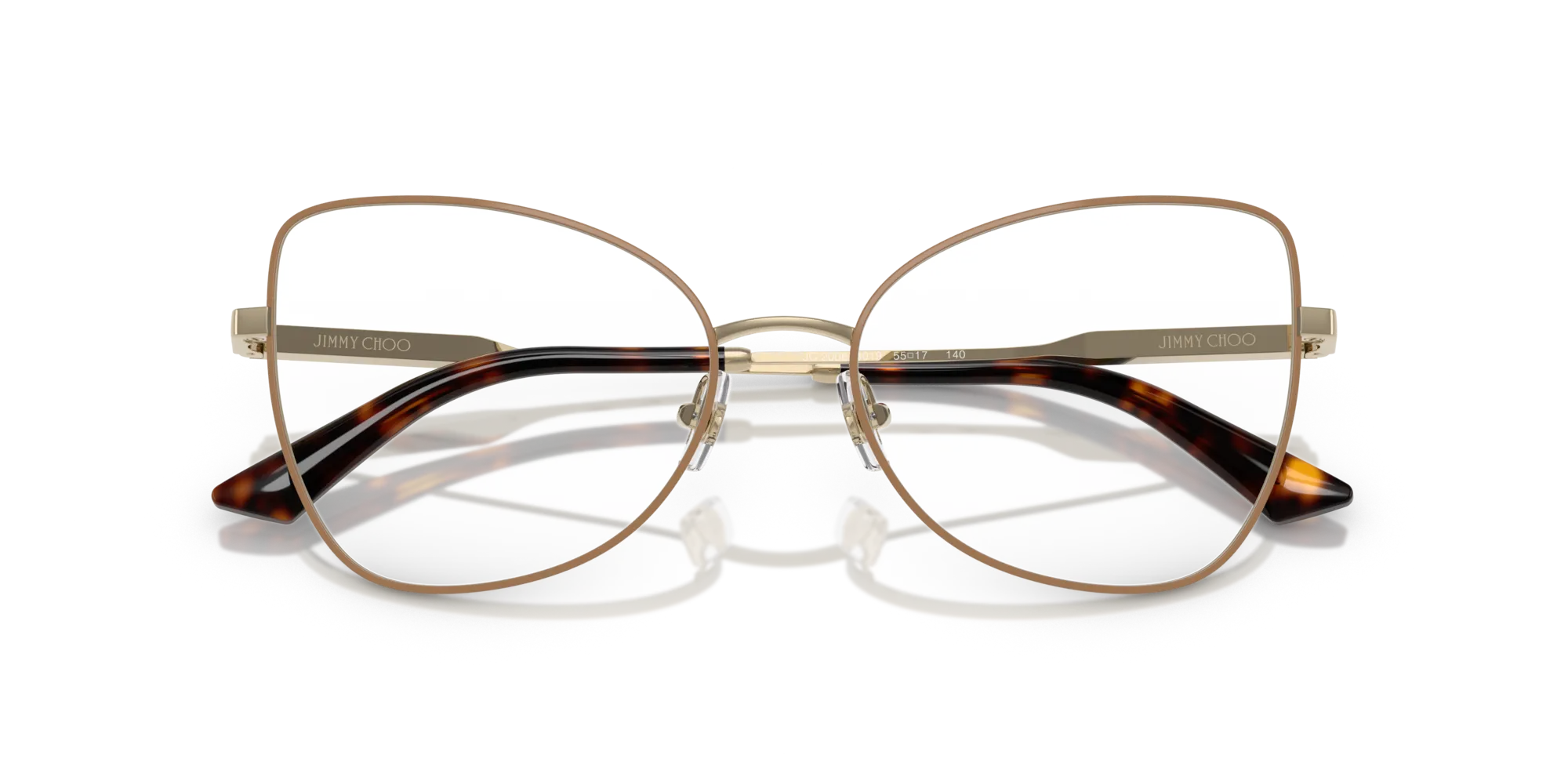 Jimmy Choo JC2006 3019 Montature da vista Acciaio Marrone Farfalla Normale - immagine 2