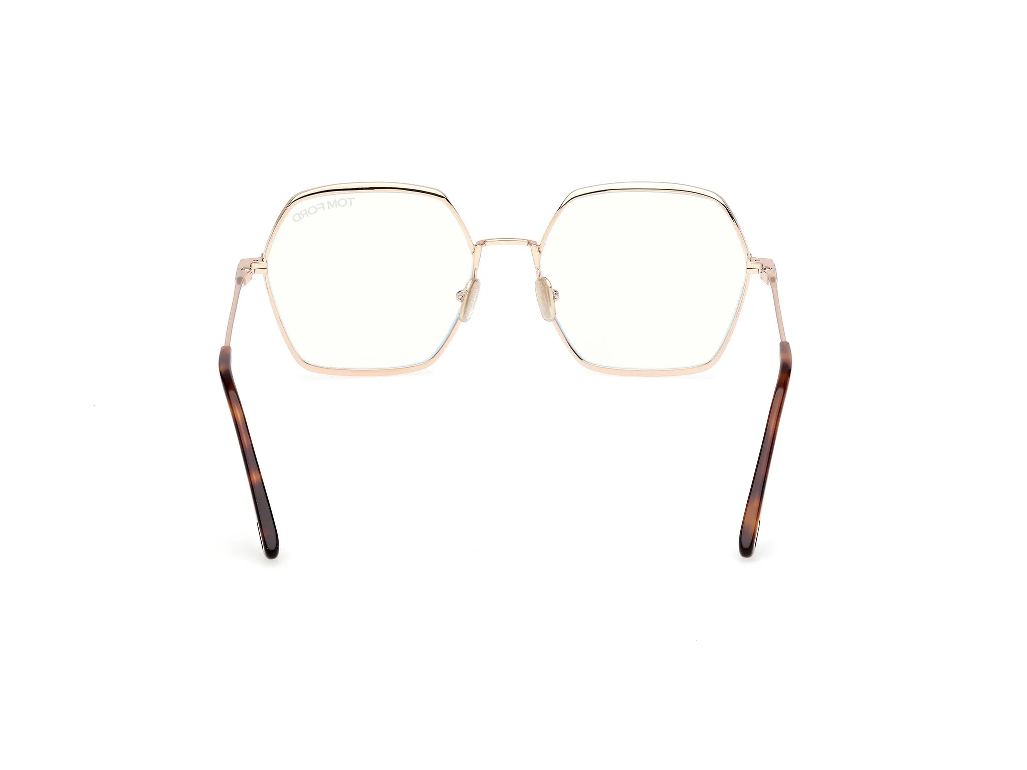 TOM FORD FT6050-B 28 Montature da vista Metallo Oro Geometrica Normale - immagine 4