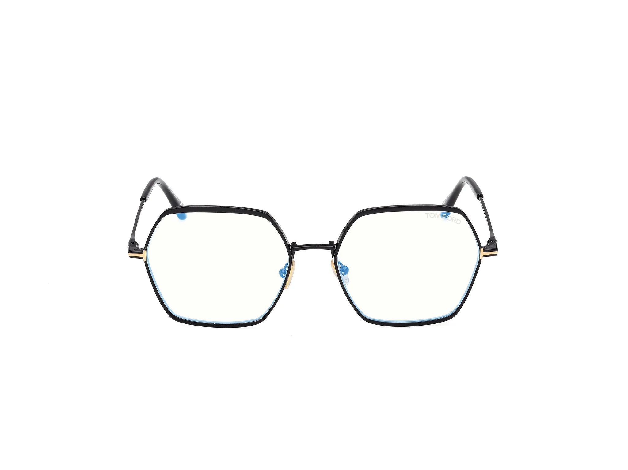 TOM FORD FT6050-B 1 Montature da vista Metallo Nero Geometrica Normale - immagine 2