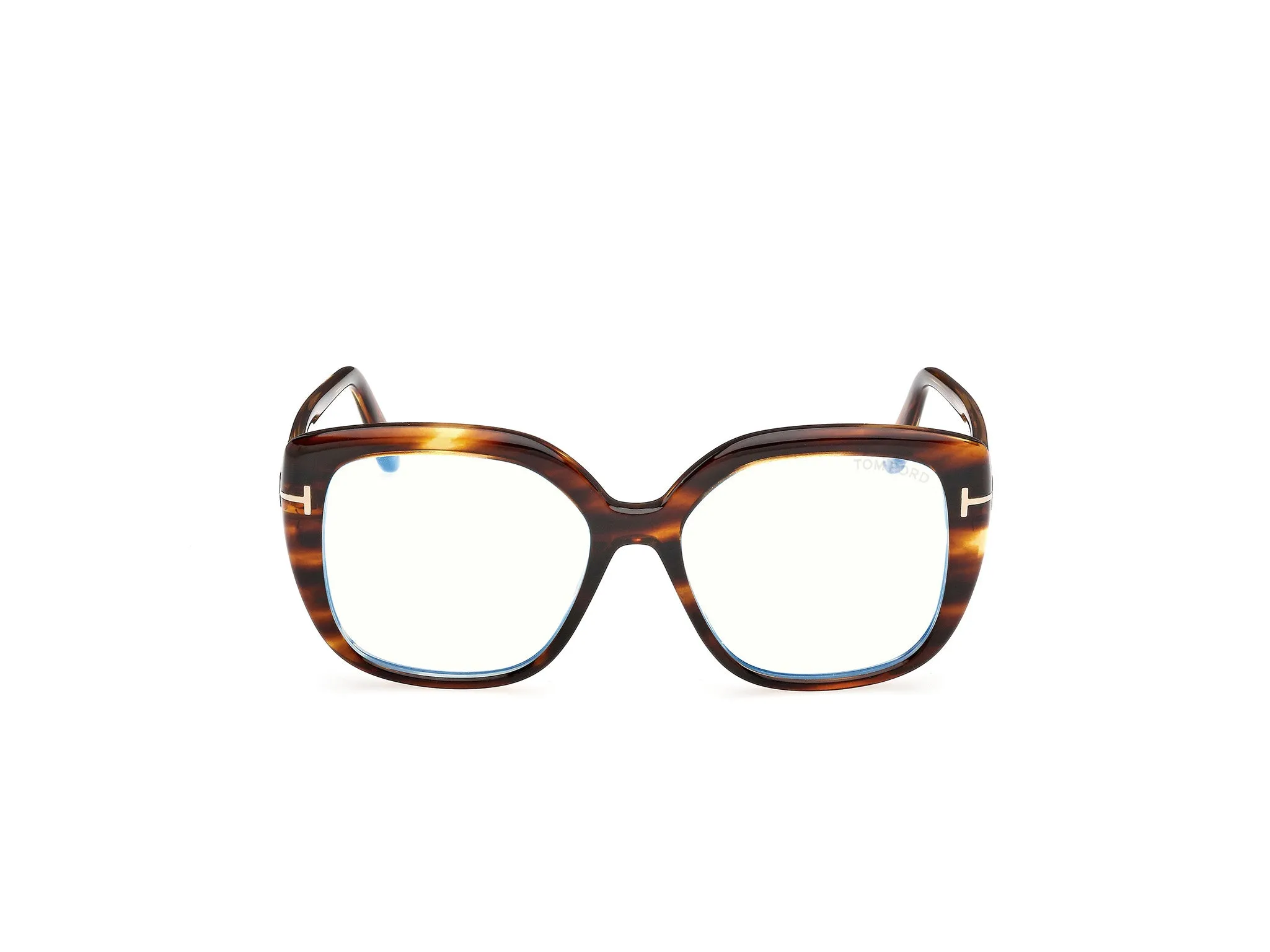 TOM FORD FT6043-B 55 Montature da vista Acetato Havana Squadrata Normale - immagine 2
