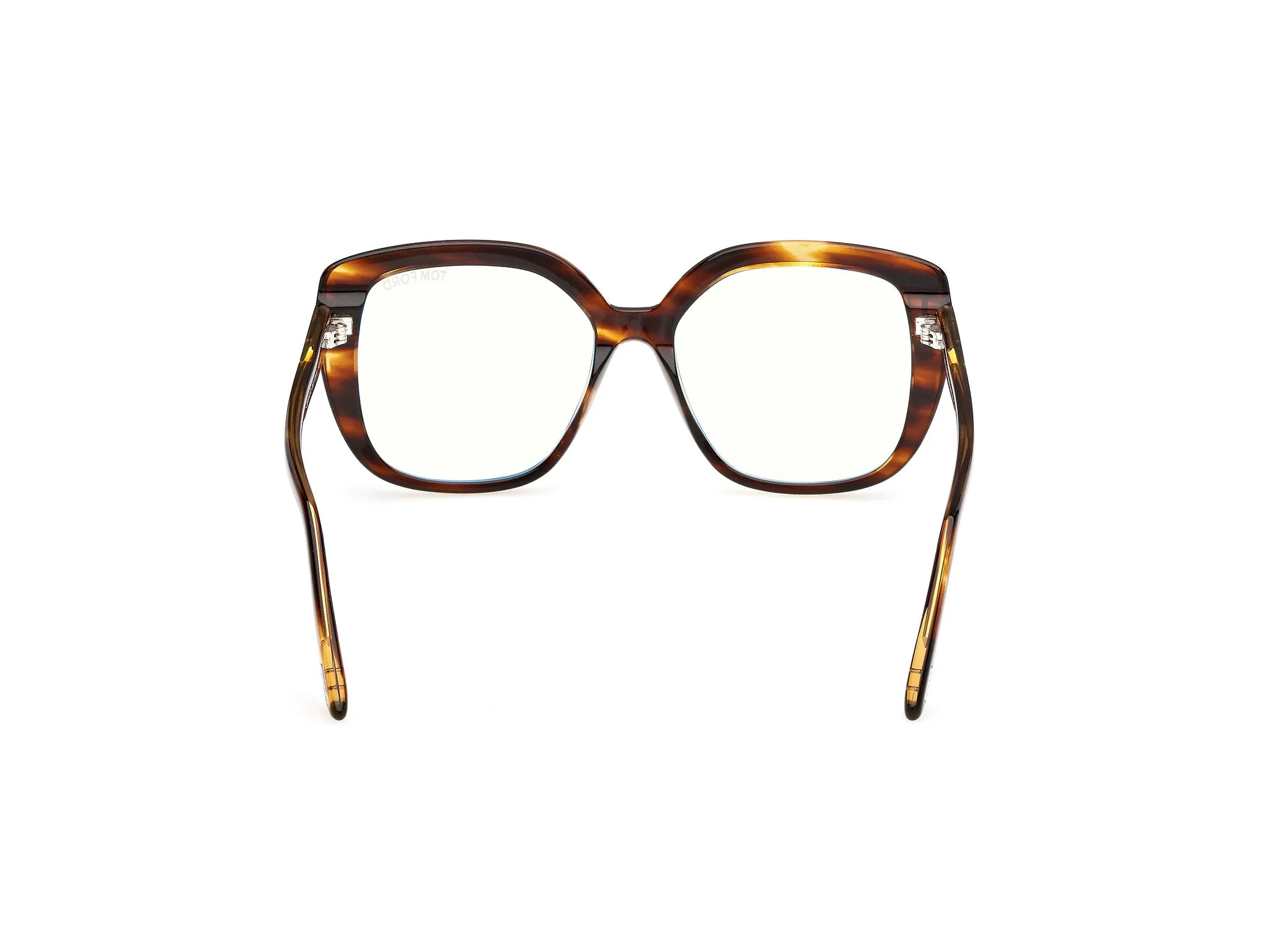 TOM FORD FT6043-B 55 Montature da vista Acetato Havana Squadrata Normale - immagine 4