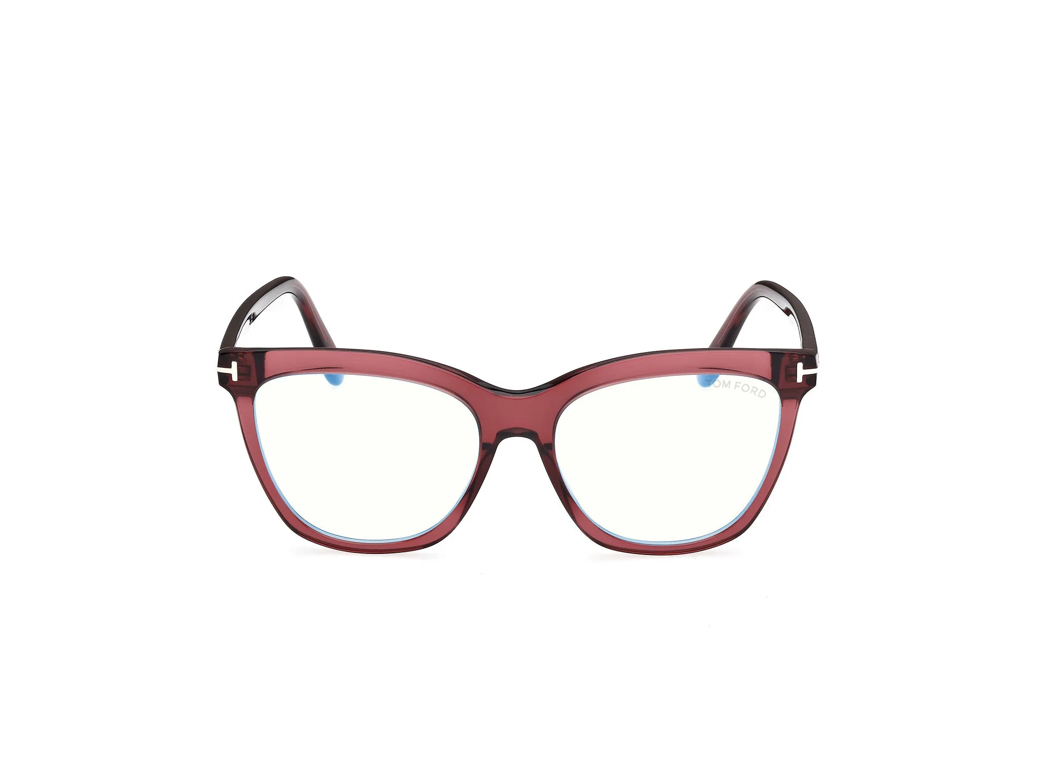 TOM FORD FT6042-B 69 Montature da vista Acetato Bordeaux Farfalla Normale - immagine 2