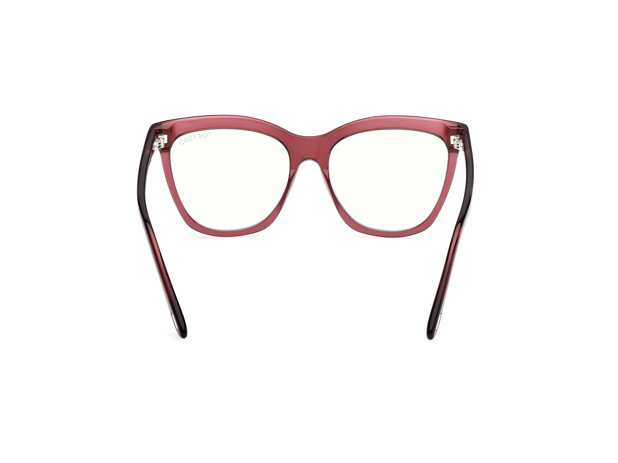 TOM FORD FT6042-B 69 Montature da vista Acetato Bordeaux Farfalla Normale - immagine 4