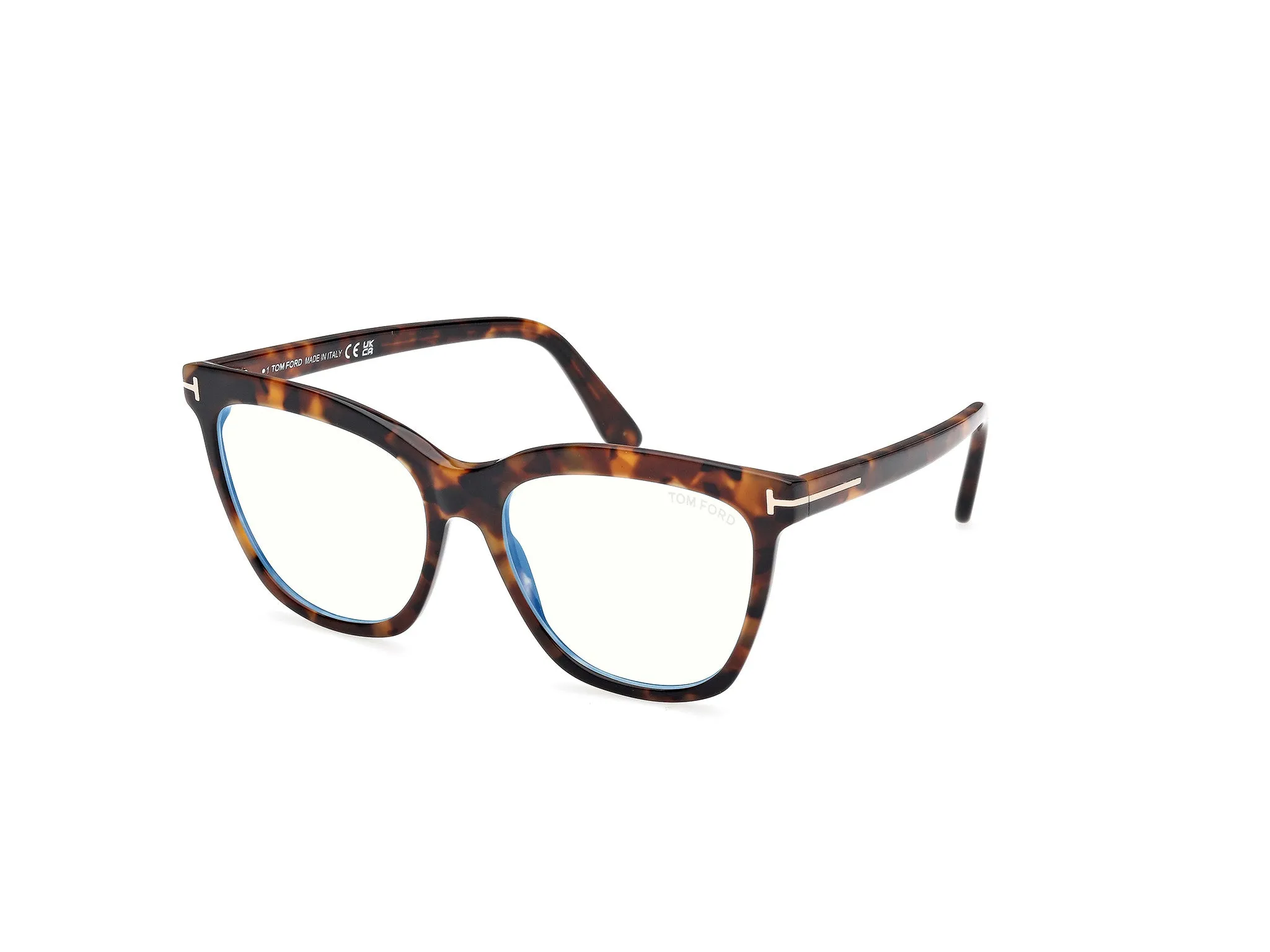 TOM FORD FT6042-B 52 Montature da vista Acetato Havana Farfalla Normale - immagine 1