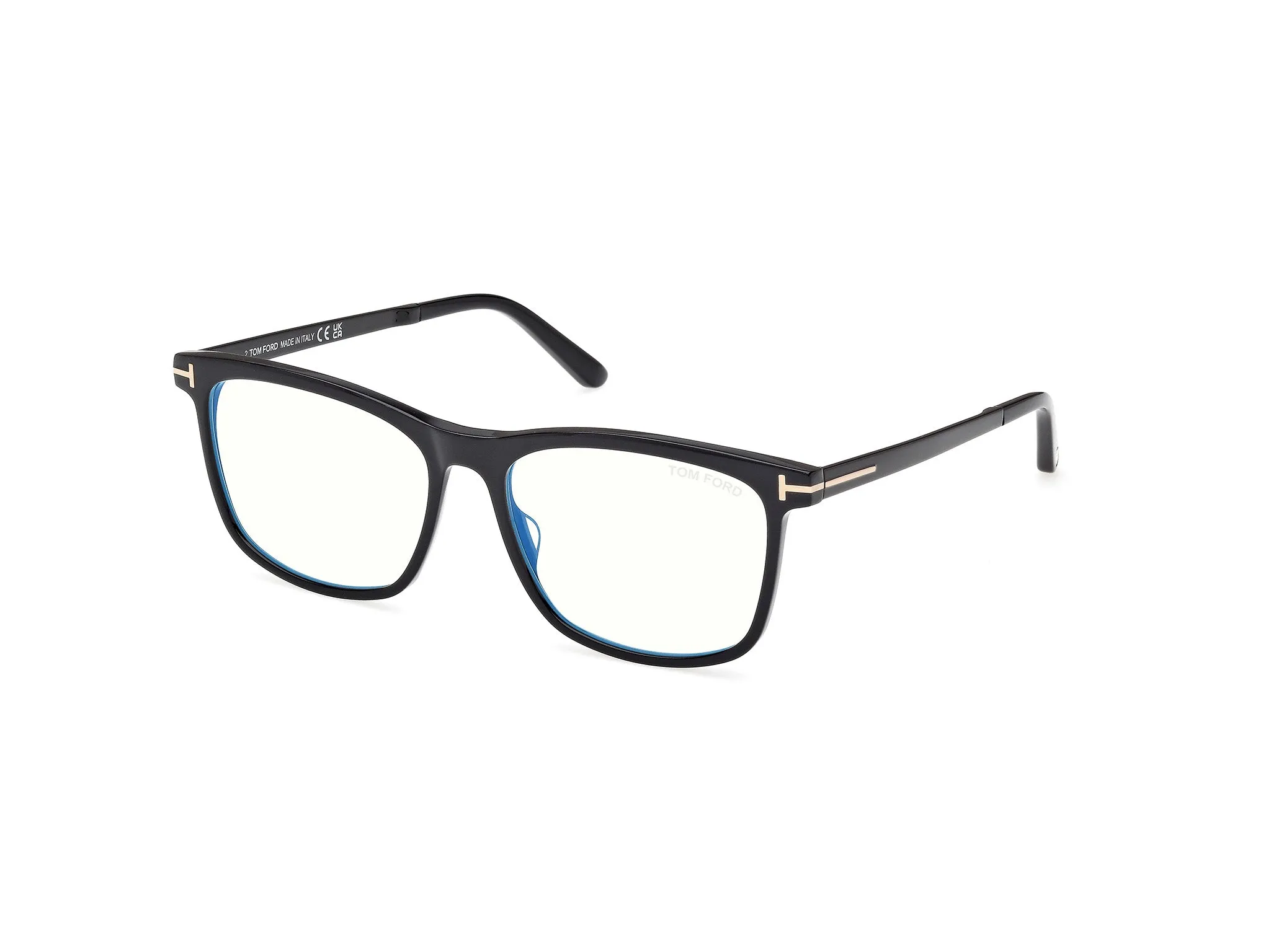 TOM FORD FT6038-B 1 Montature da vista Acetato Nero Squadrata Normale - immagine 1