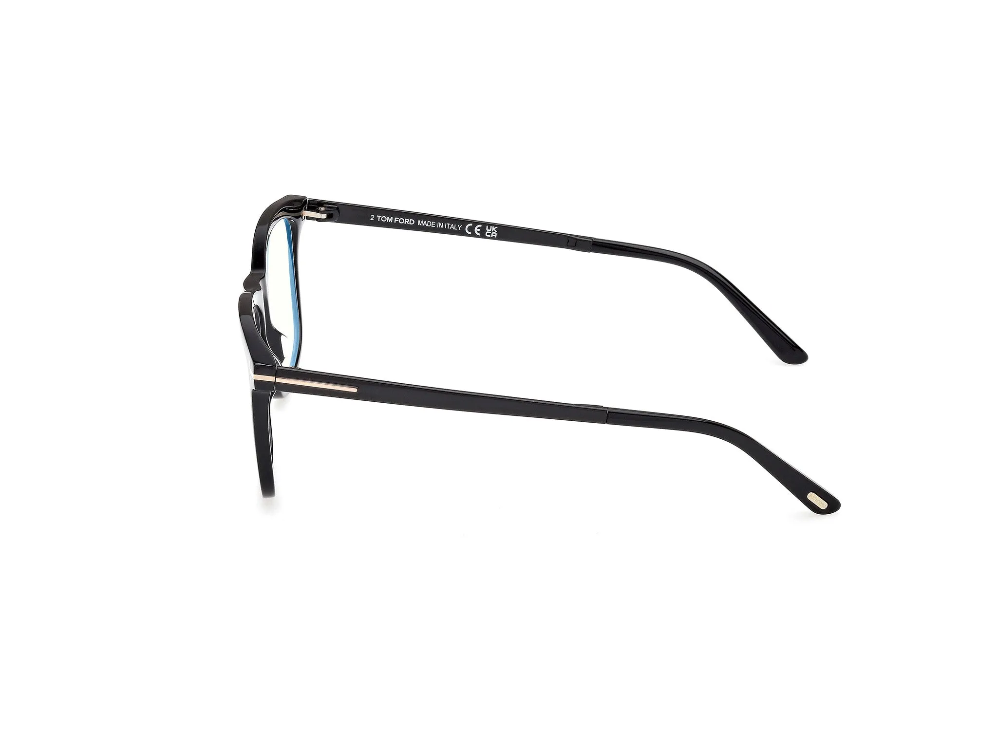 TOM FORD FT6038-B 1 Montature da vista Acetato Nero Squadrata Normale - immagine 3