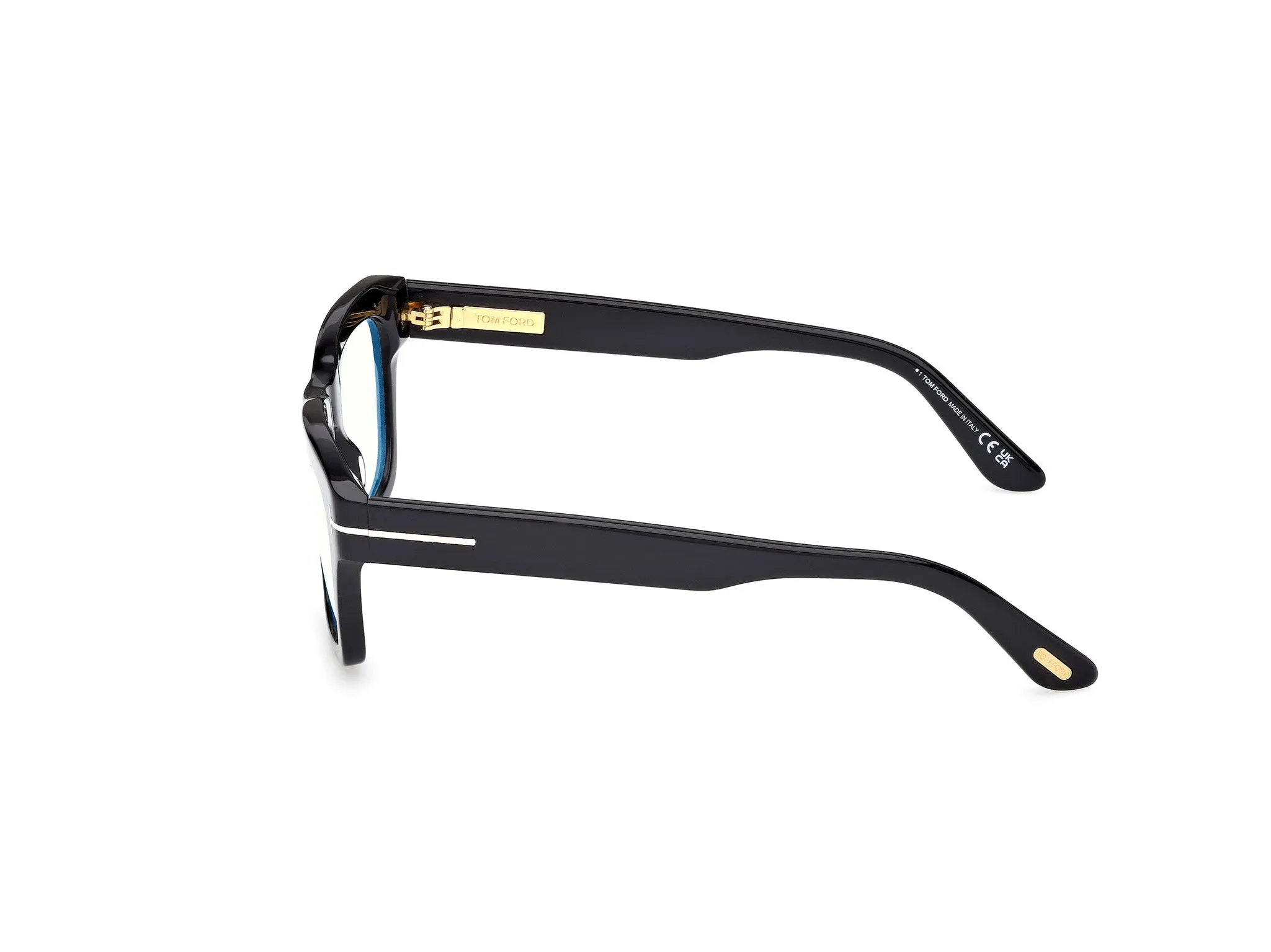 TOM FORD FT6036-B 001 Montature da vista Acetato Nero Squadrata Normale - immagine 3
