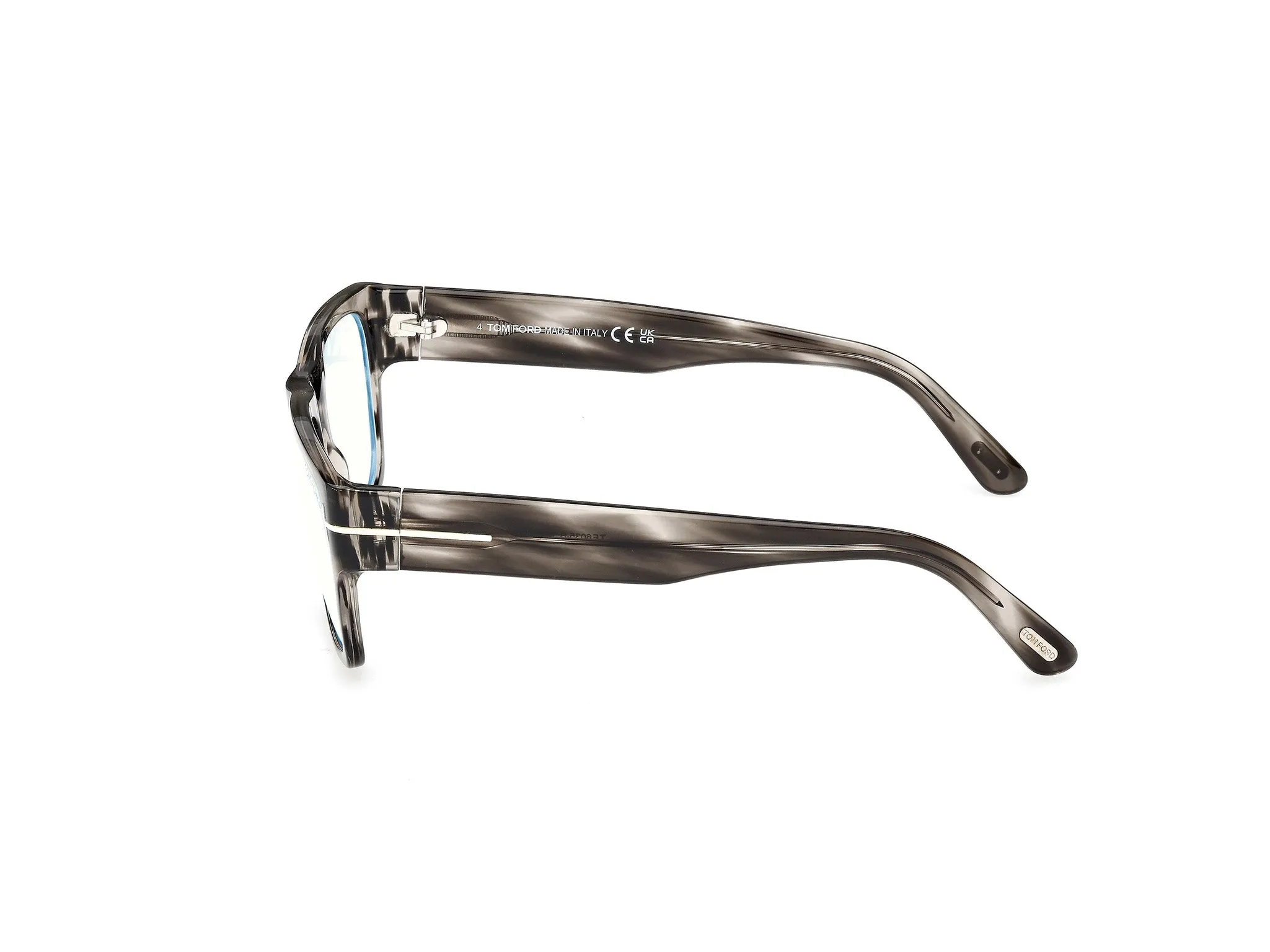 TOM FORD FT6035-B 56 Montature da vista Acetato Havana Squadrata Normale - immagine 3