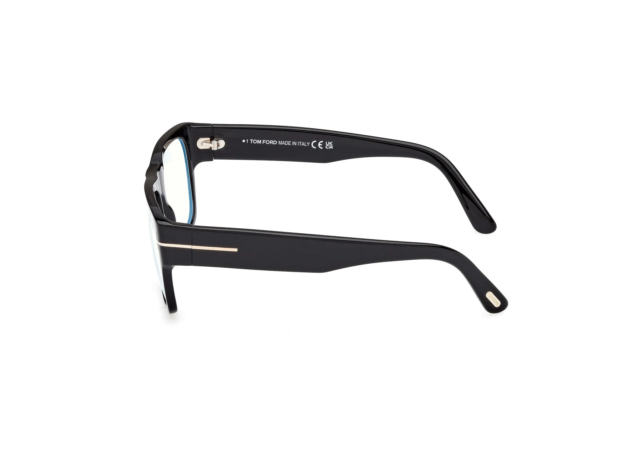 TOM FORD FT6035-B 1 Montature da vista Acetato Nero Squadrata Normale - immagine 3