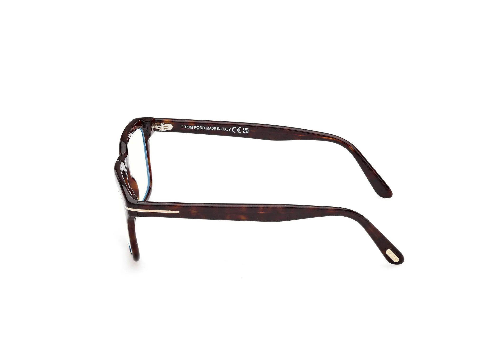 TOM FORD FT6032-B 52 Montature da vista Acetato Havana Squadrata Normale - immagine 3