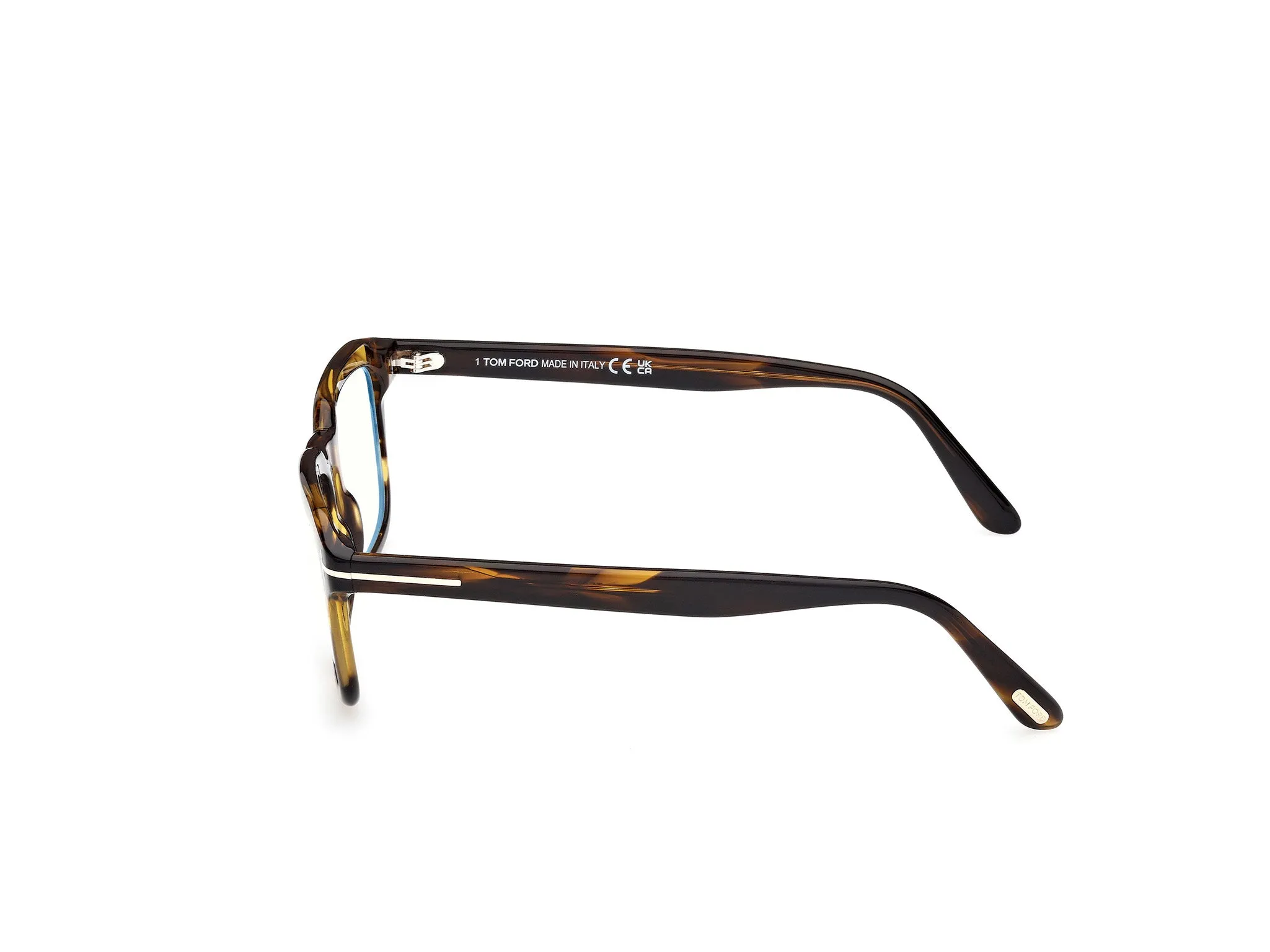 TOM FORD FT6032-B 56 Montature da vista Acetato Havana Squadrata Normale - immagine 3