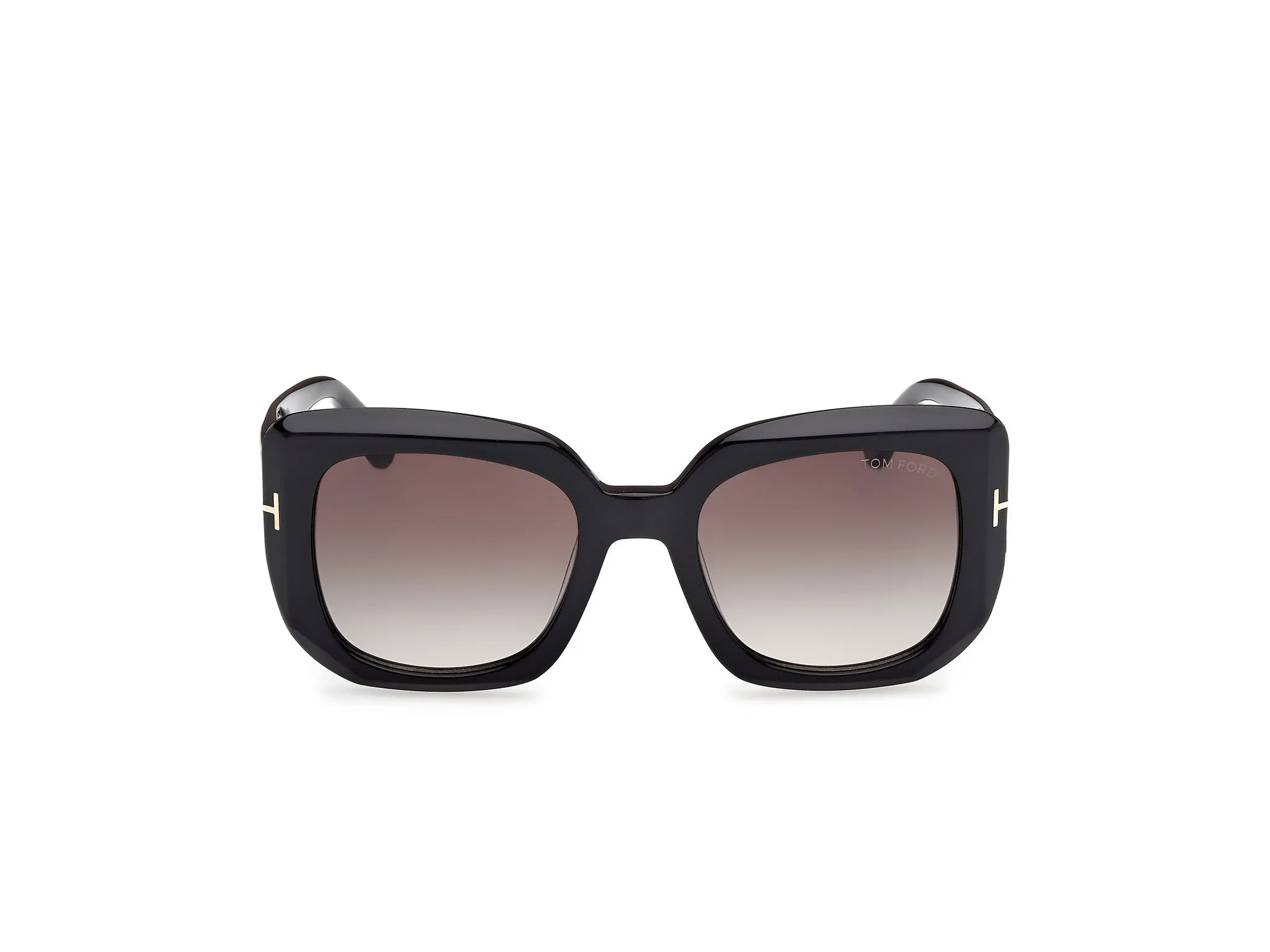 TOM FORD FT1220 CARLA-02 01B Occhiali da sole Acetato Nero Fumo Squadrata Normale - immagine 2