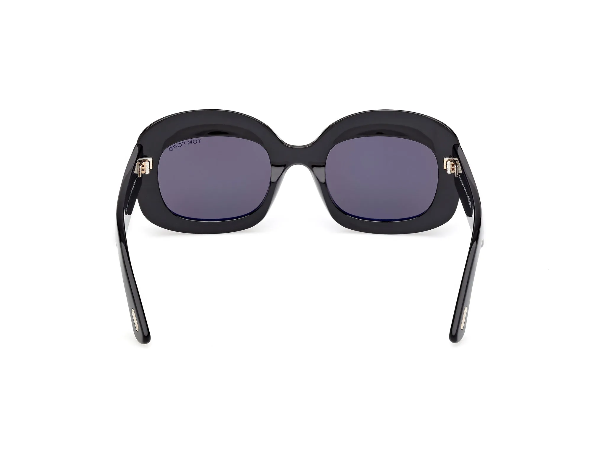 TOM FORD FT1219 CARMEN-02 01A Occhiali da sole Acetato Nero Fumo Squadrata Normale - immagine 4