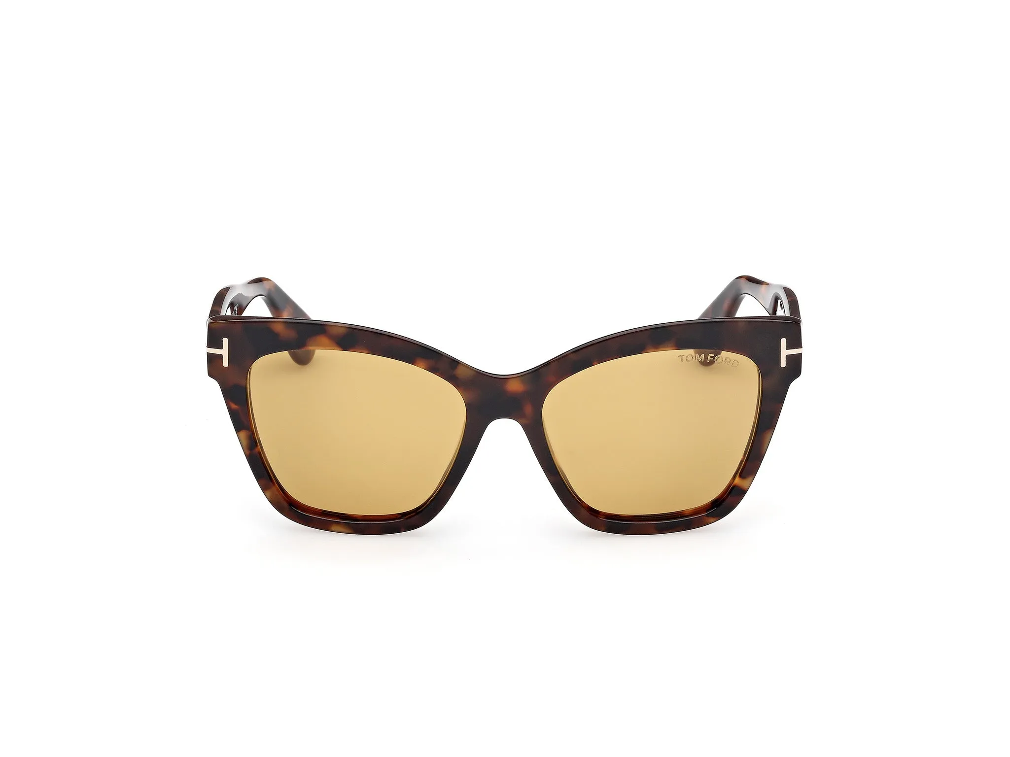 TOM FORD FT1217 ELVIRA 52E Occhiali da sole Acetato Havana Marrone Farfalla Normale - immagine 2