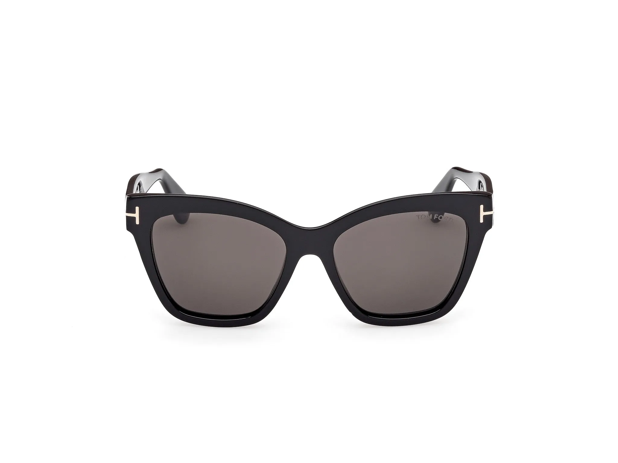 TOM FORD FT1217 ELVIRA 01A Occhiali da sole Acetato Nero Fumo Farfalla Normale - immagine 2
