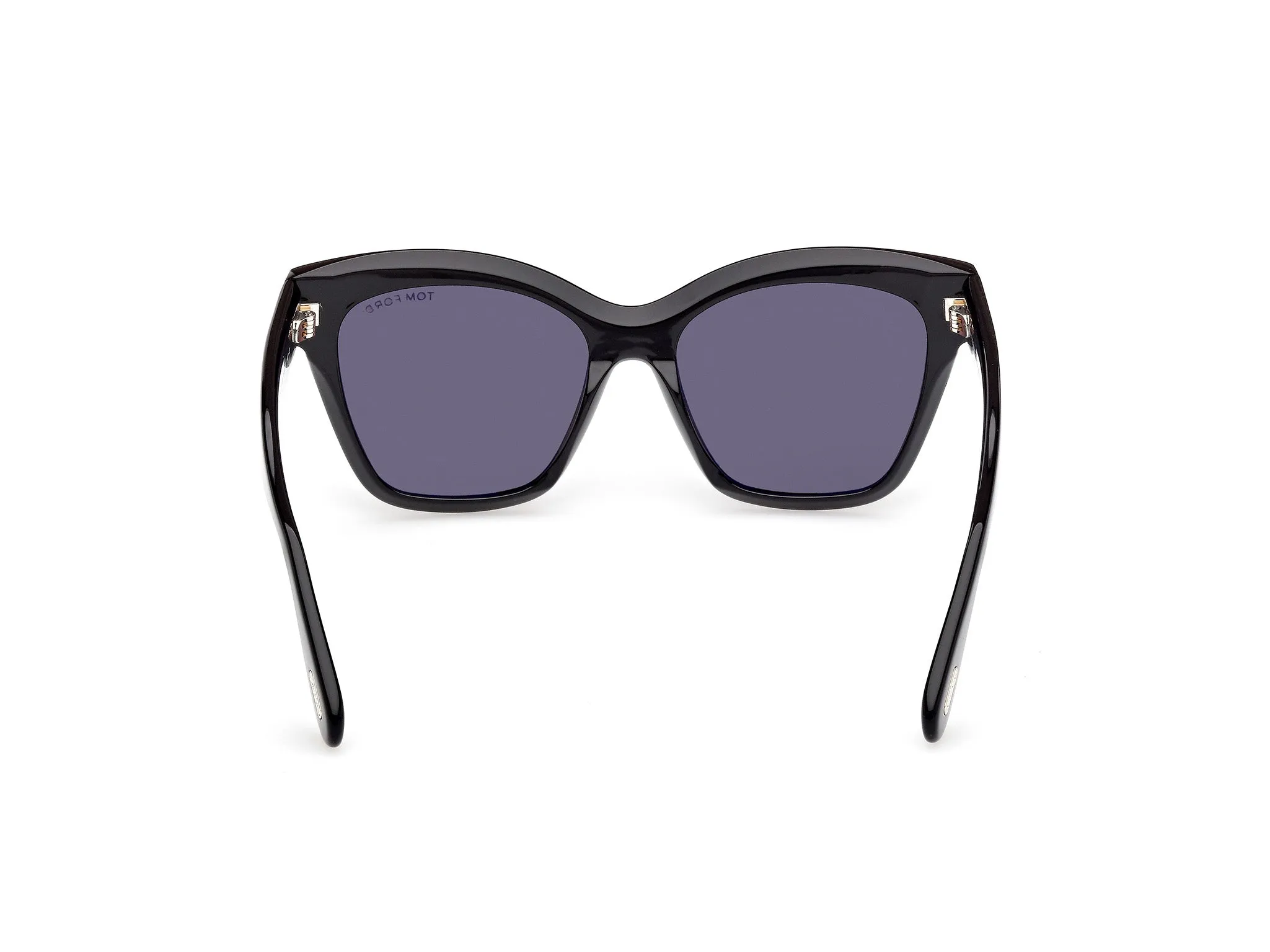 TOM FORD FT1217 ELVIRA 01A Occhiali da sole Acetato Nero Fumo Farfalla Normale - immagine 4