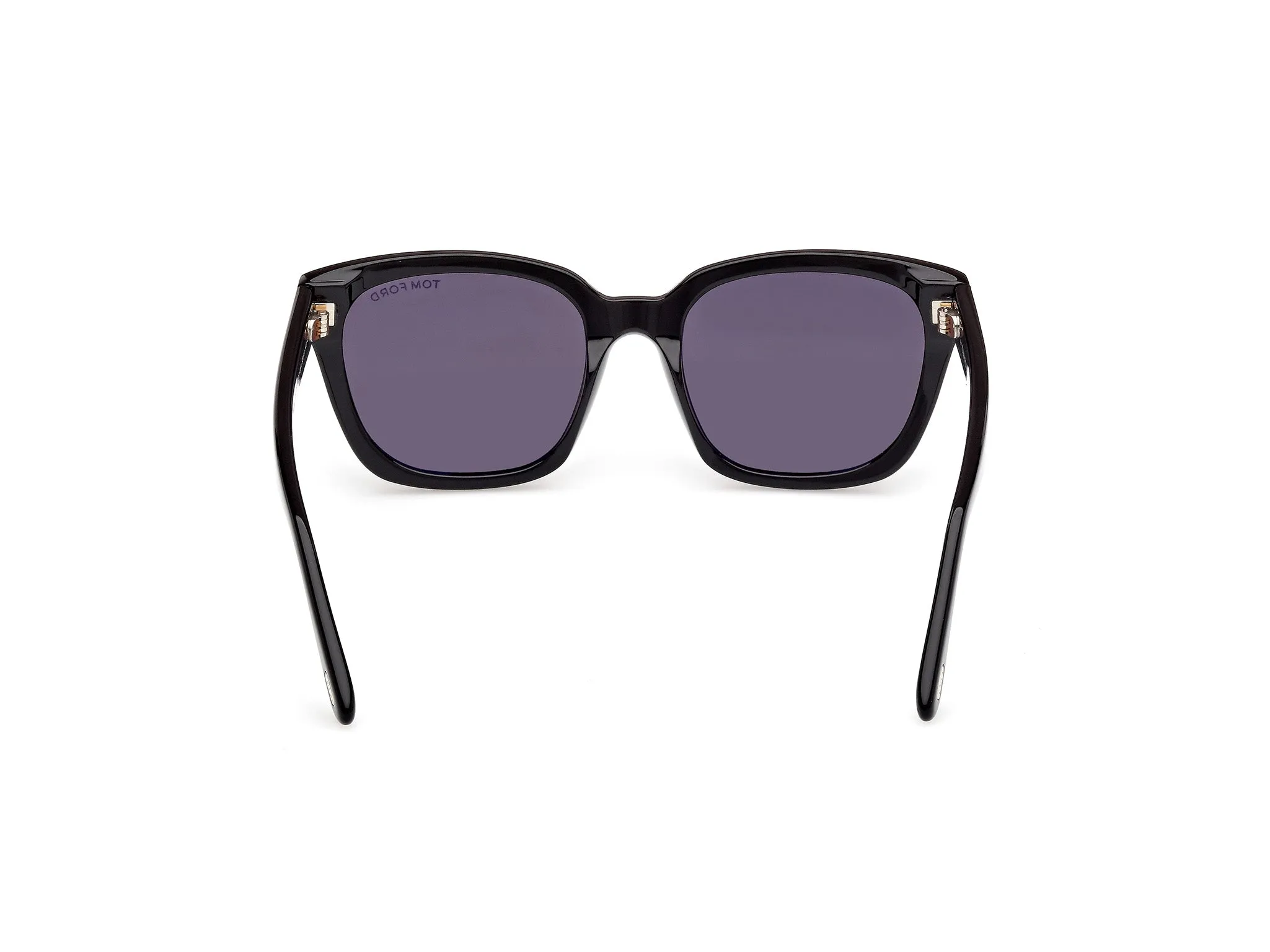 TOM FORD FT1216 HAYLAY 01A Occhiali da sole Acetato Nero Fumo Squadrata Normale - immagine 4