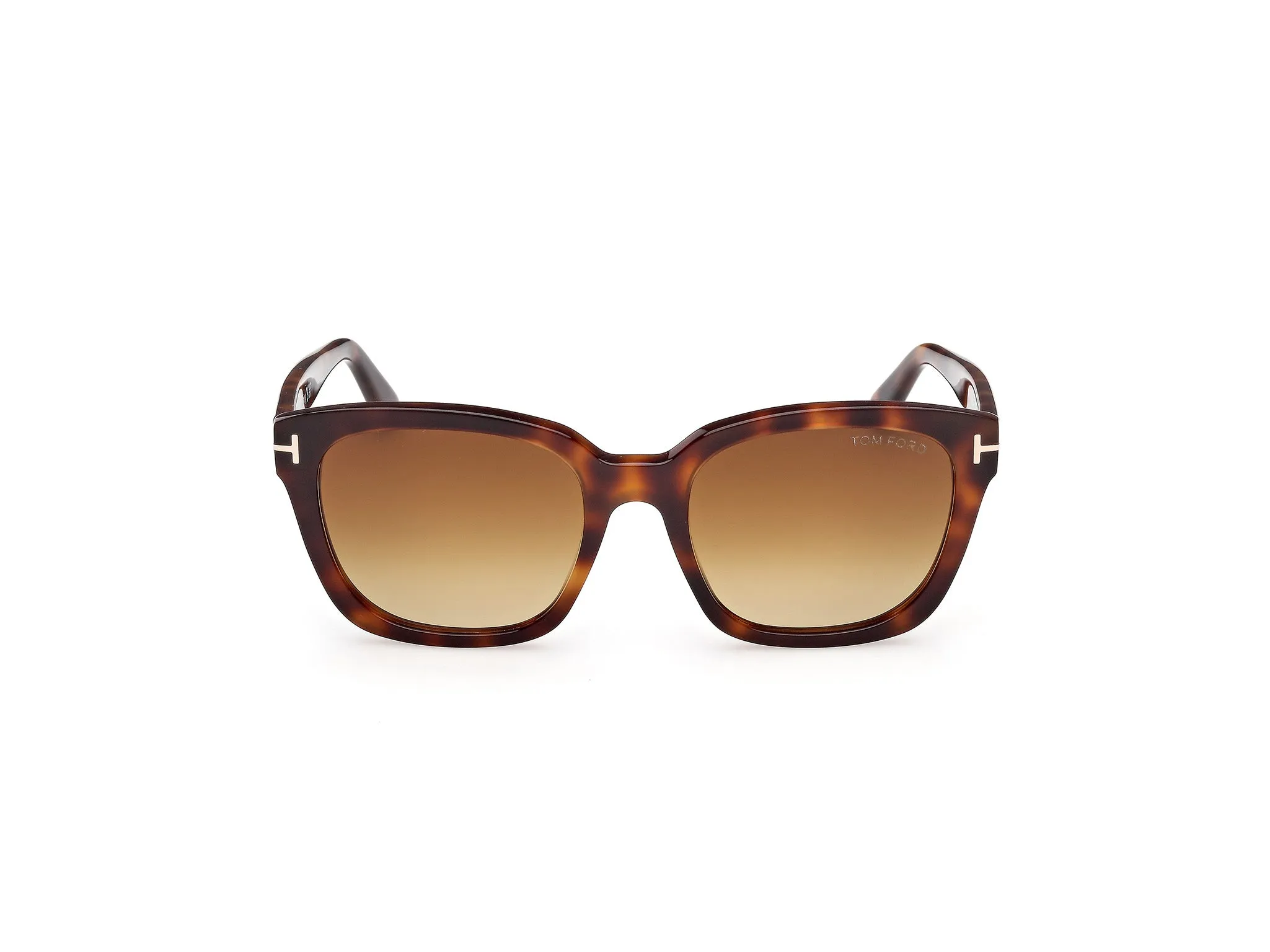 TOM FORD FT1216 HAYLAY 53F Occhiali da sole Acetato Havana Marrone Squadrata Normale - immagine 2