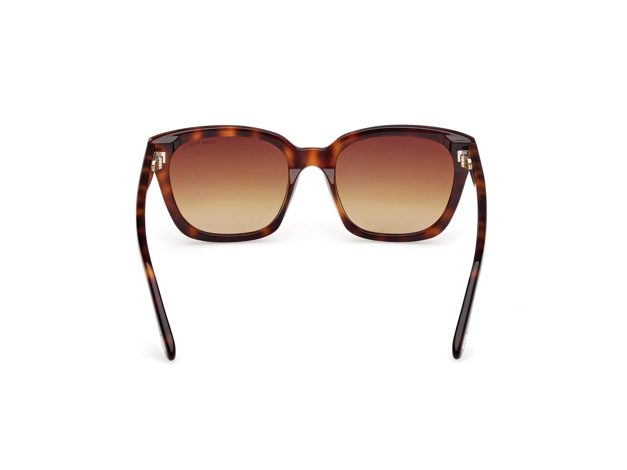 TOM FORD FT1216 HAYLAY 53F Occhiali da sole Acetato Havana Marrone Squadrata Normale - immagine 4