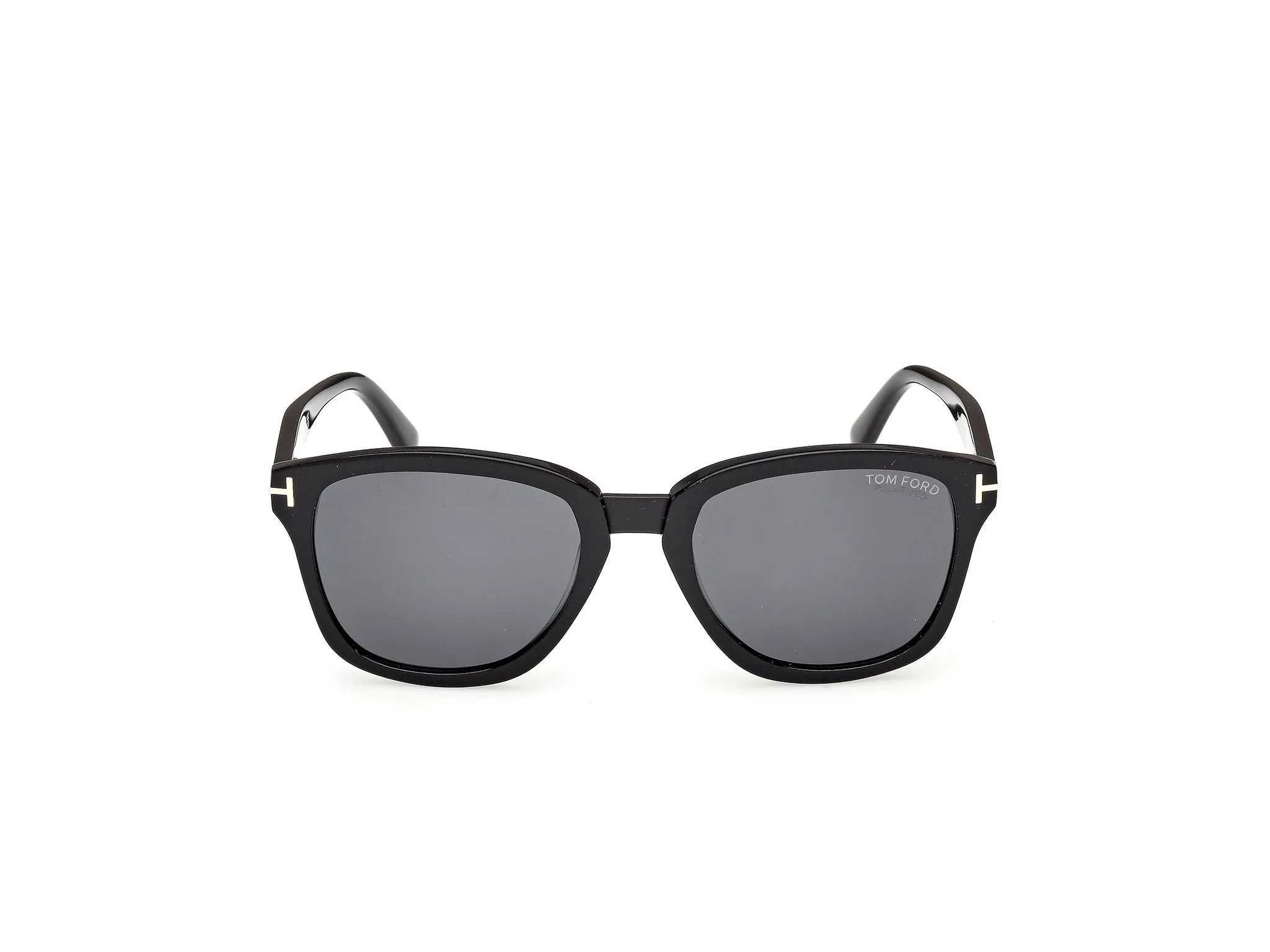 TOM FORD FT1213 GRAYDON 01D Occhiali da sole Acetato Nero Fumo Squadrata Polarizzata - immagine 2