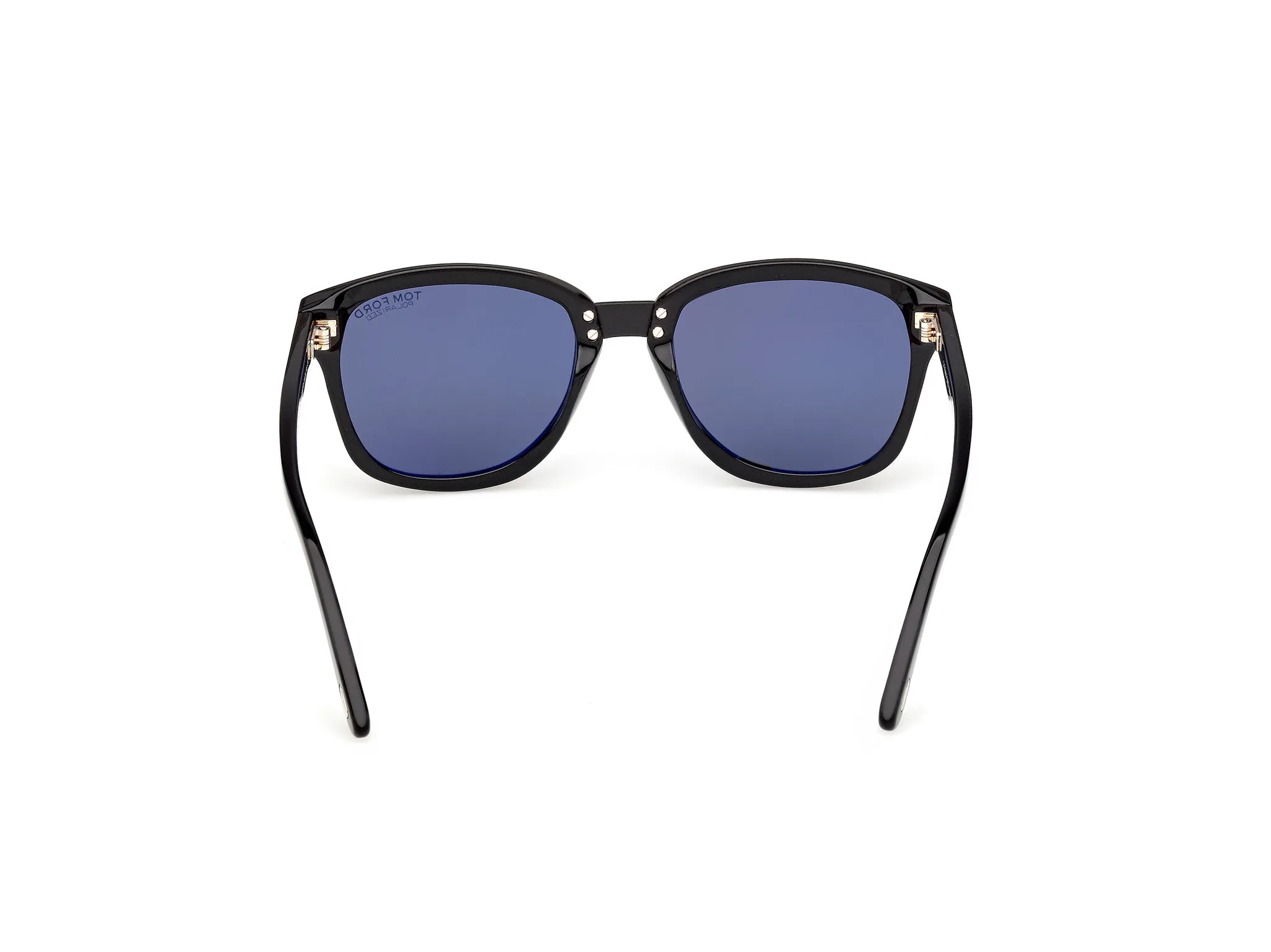 TOM FORD FT1213 GRAYDON 01D Occhiali da sole Acetato Nero Fumo Squadrata Polarizzata - immagine 4