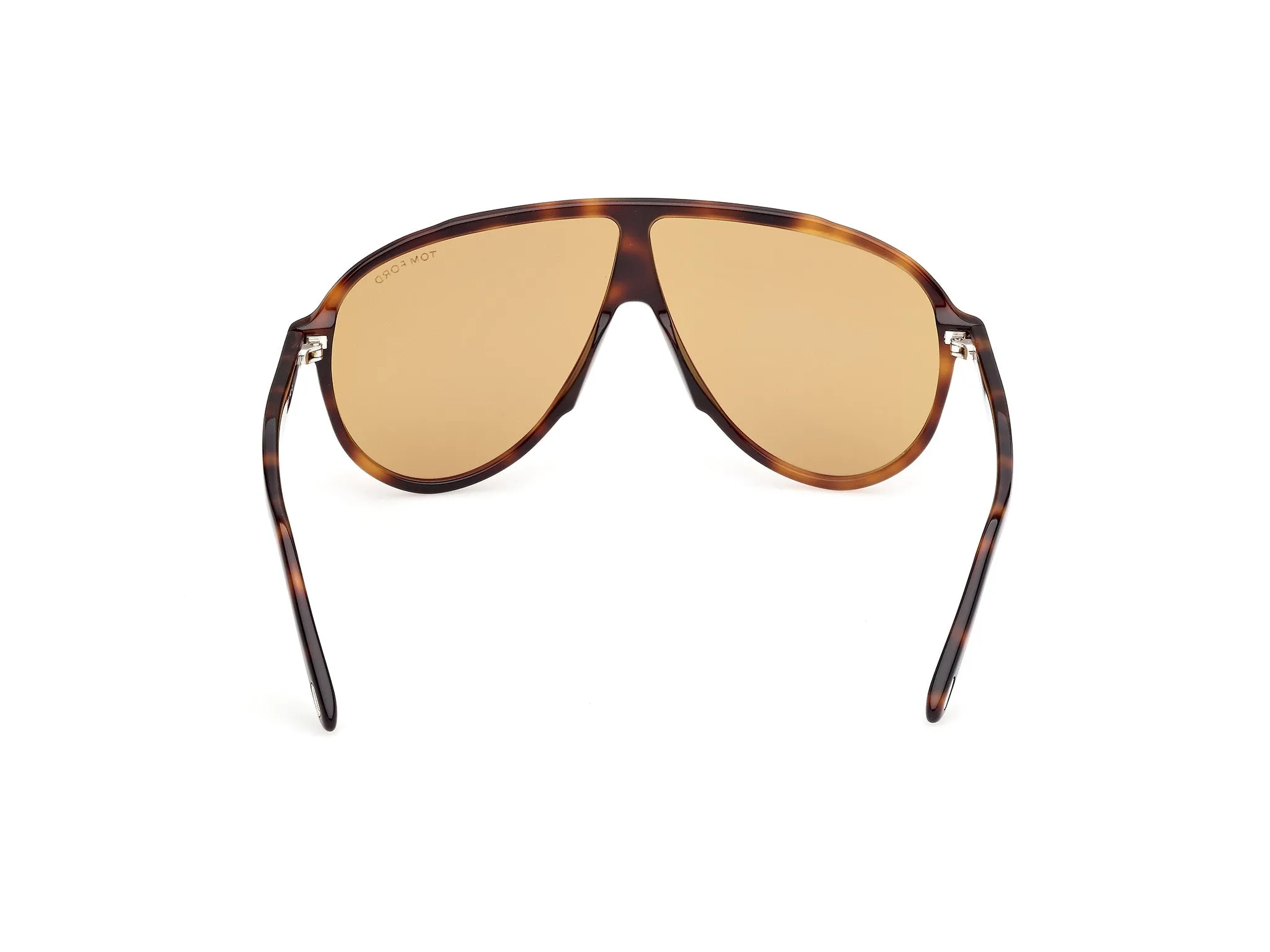 TOM FORD FT1211 VLADIMIR 53E Occhiali da sole Acetato Havana Giallo Pilot Normale - immagine 4