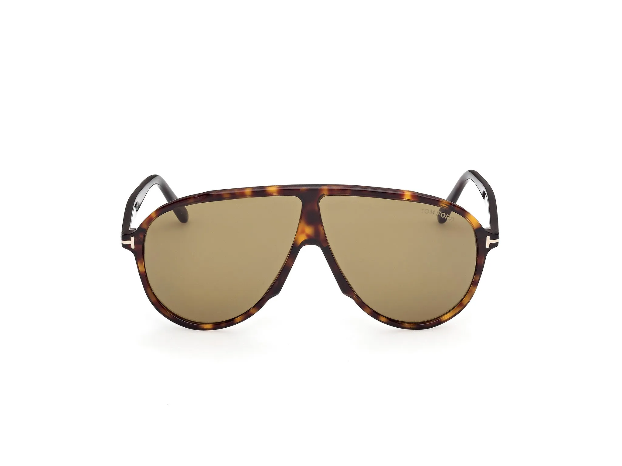 TOM FORD FT1211 VLADIMIR 52N Occhiali da sole Acetato Havana Verde Pilot Normale - immagine 2
