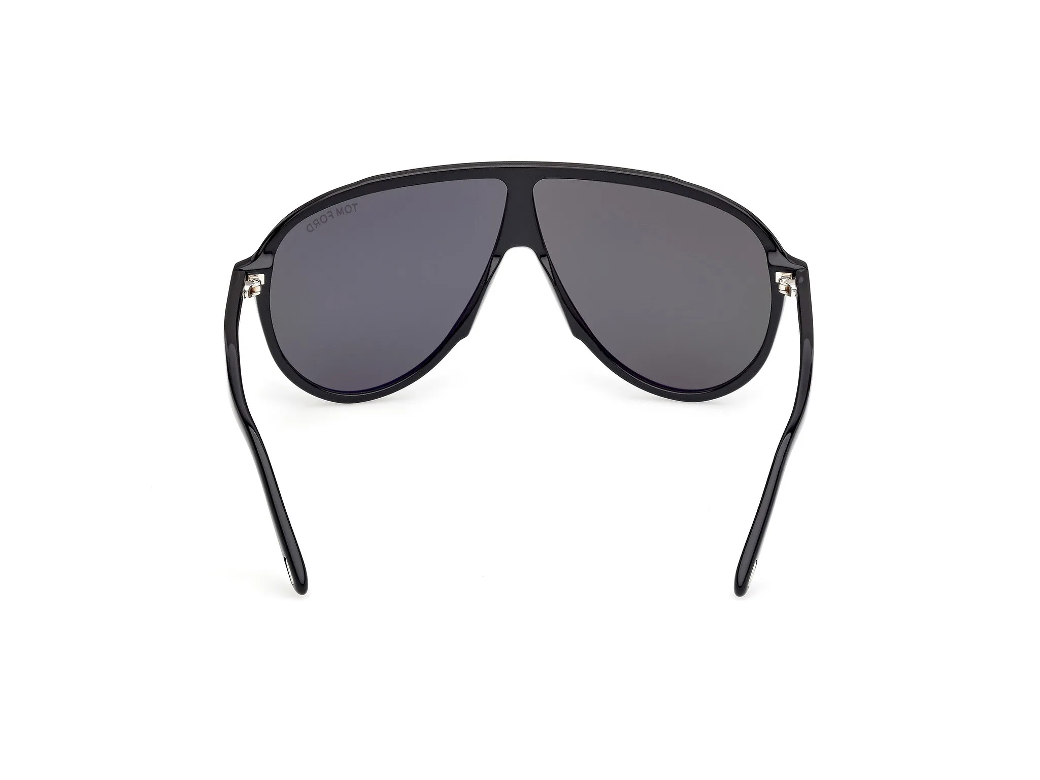 TOM FORD FT1211 VLADIMIR 01N Occhiali da sole Acetato Nero Verde Pilot Normale - immagine 4