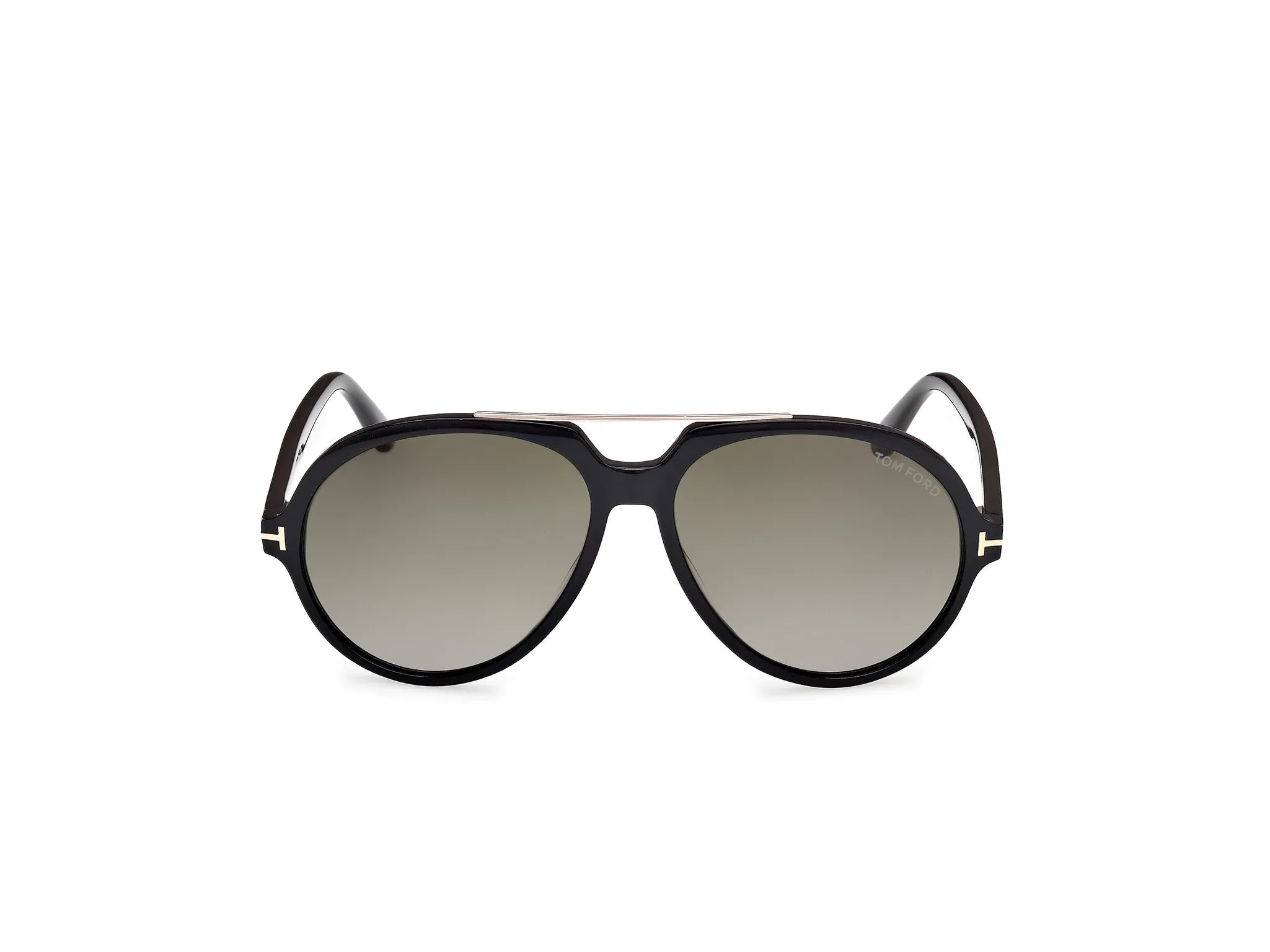 TOM FORD FT1210 AALTO 01B Occhiali da sole Acetato Nero Fumo Pilot Normale - immagine 2