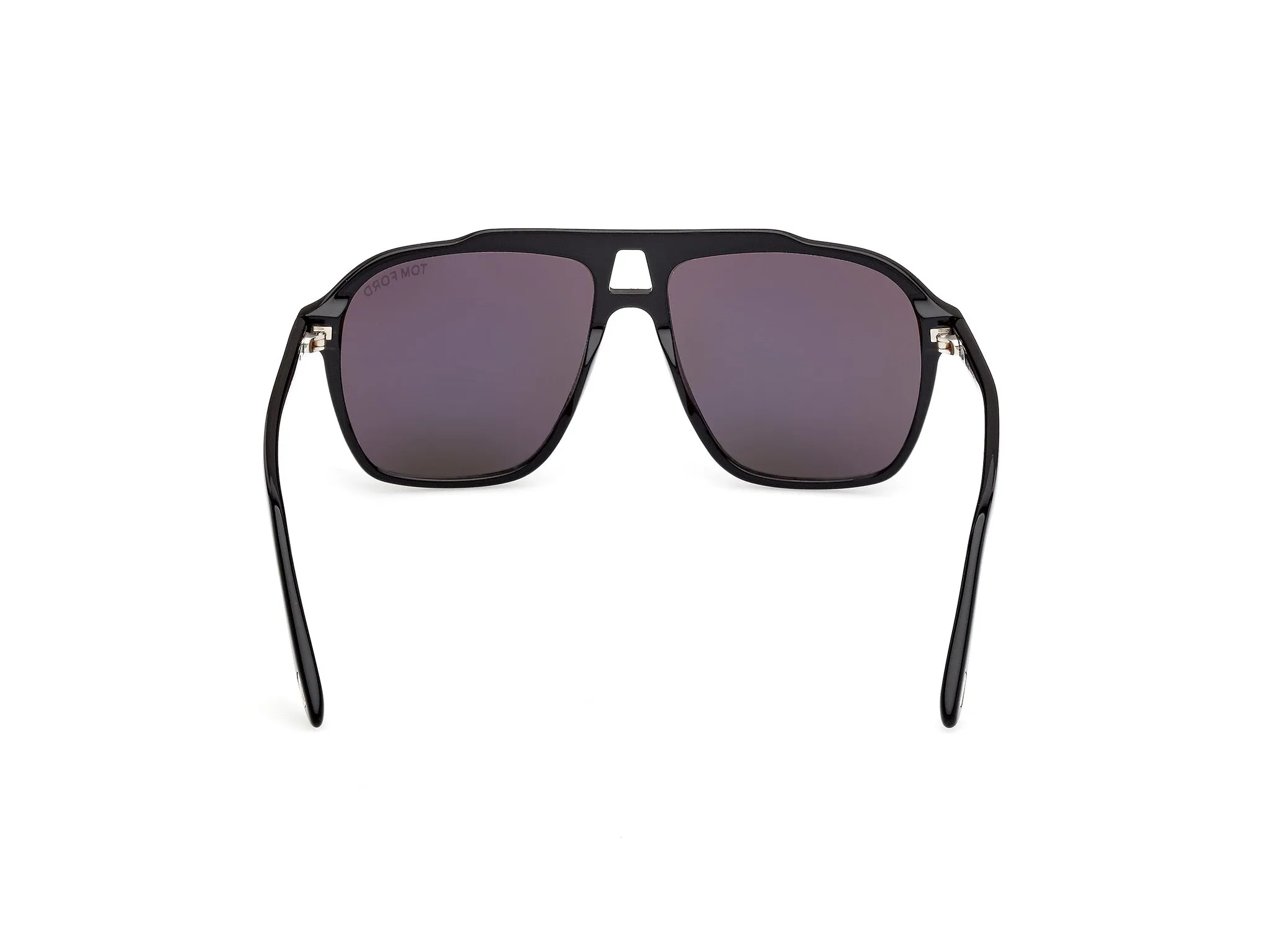 TOM FORD FT1209 AUTARI 01A Occhiali da sole Acetato Nero Fumo Squadrata Normale - immagine 4