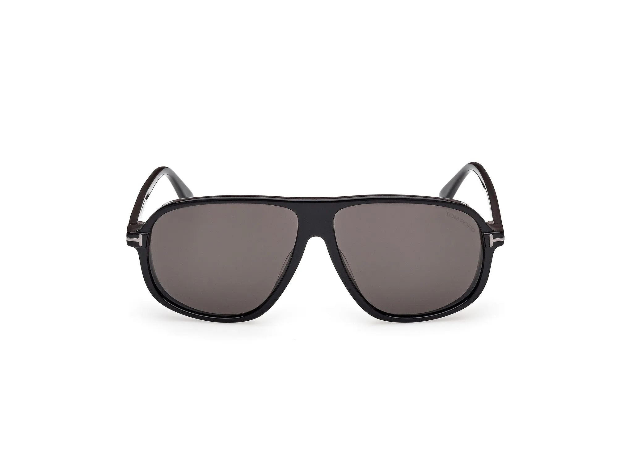 TOM FORD FT1208-N GUILLAUME 01A Occhiali da sole Acetato Nero Fumo Pilot Normale - immagine 2