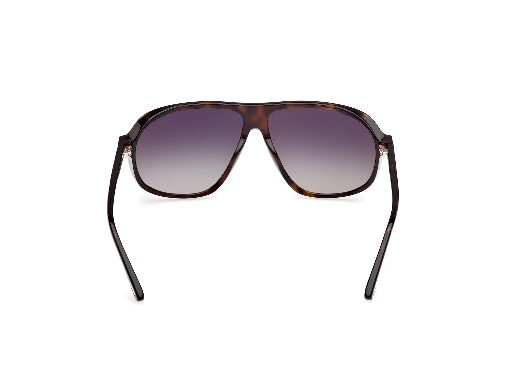 TOM FORD FT1208 GUILLAUME 52K Occhiali da sole Acetato Havana Trasparente Pilot Normale Sfumato - immagine 4