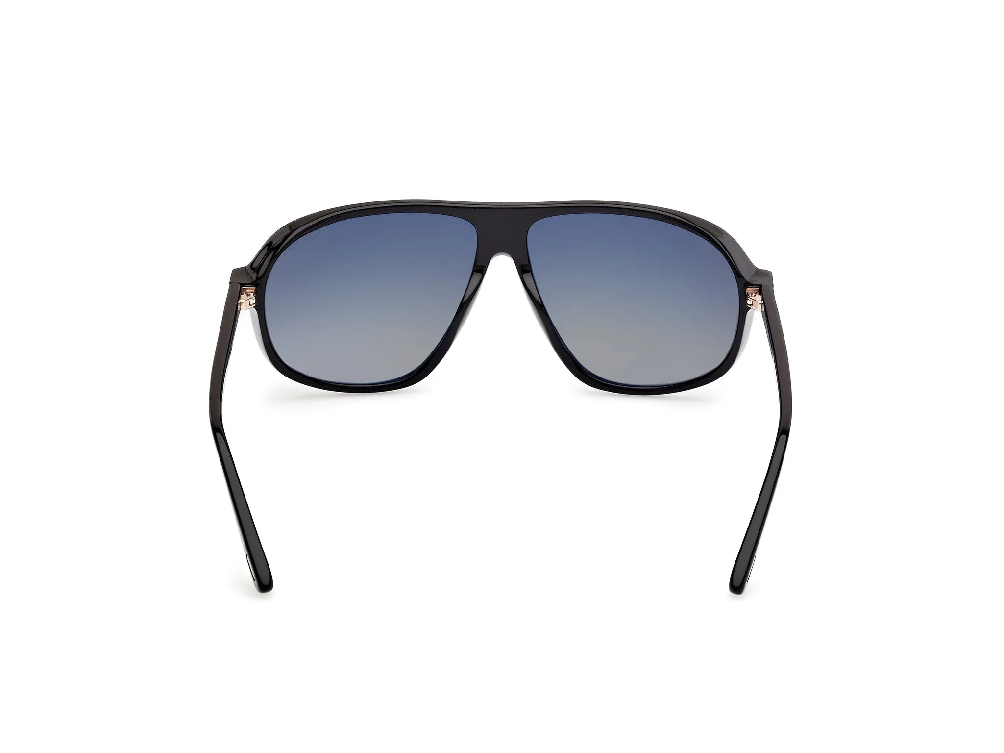 TOM FORD FT1208 GUILLAUME 01B Occhiali da sole Acetato Nero Fumo Pilot Normale - immagine 4