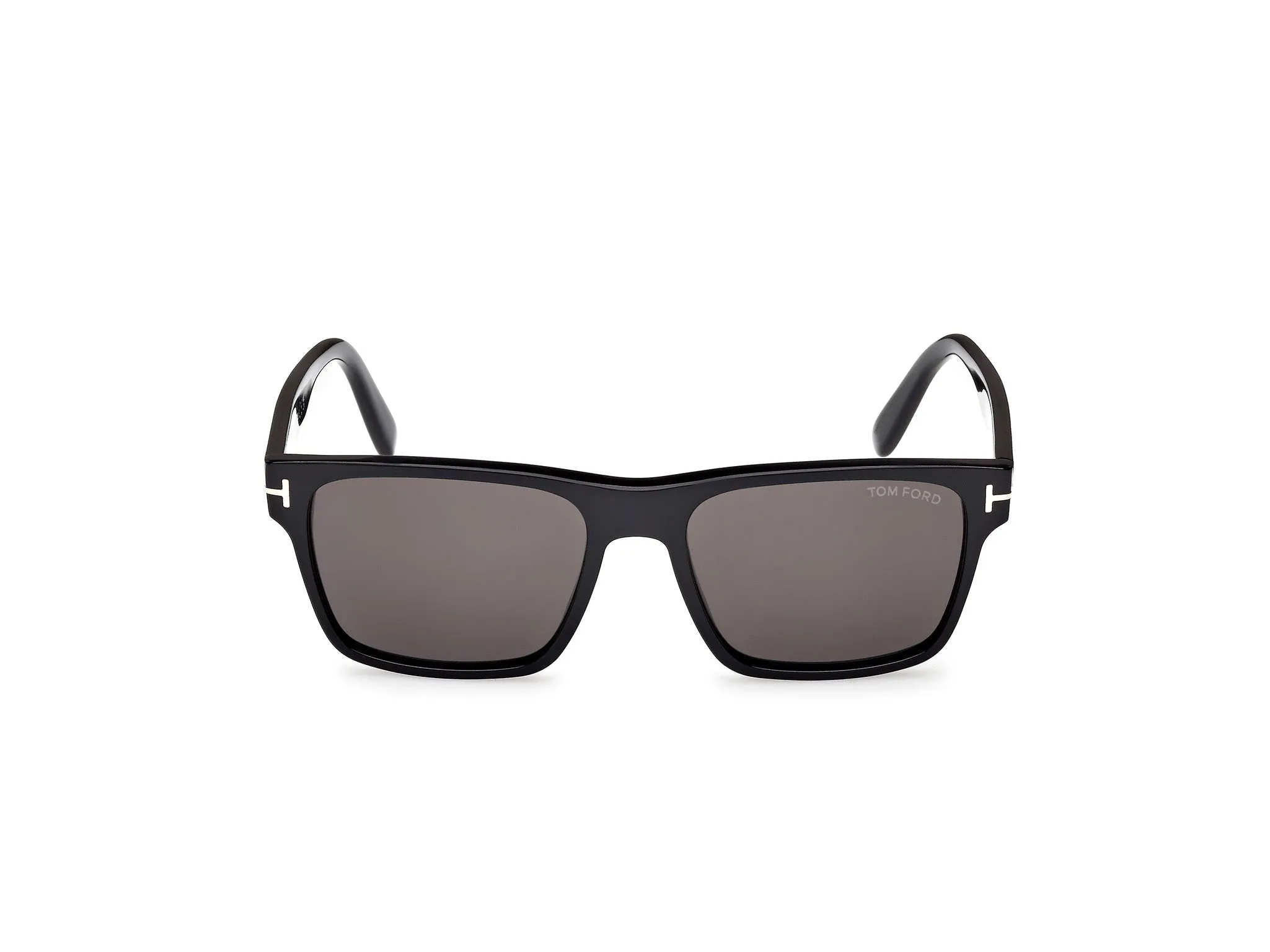 TOM FORD FT1205 CALDER 01A Occhiali da sole Acetato Nero Fumo Squadrata Normale - immagine 2