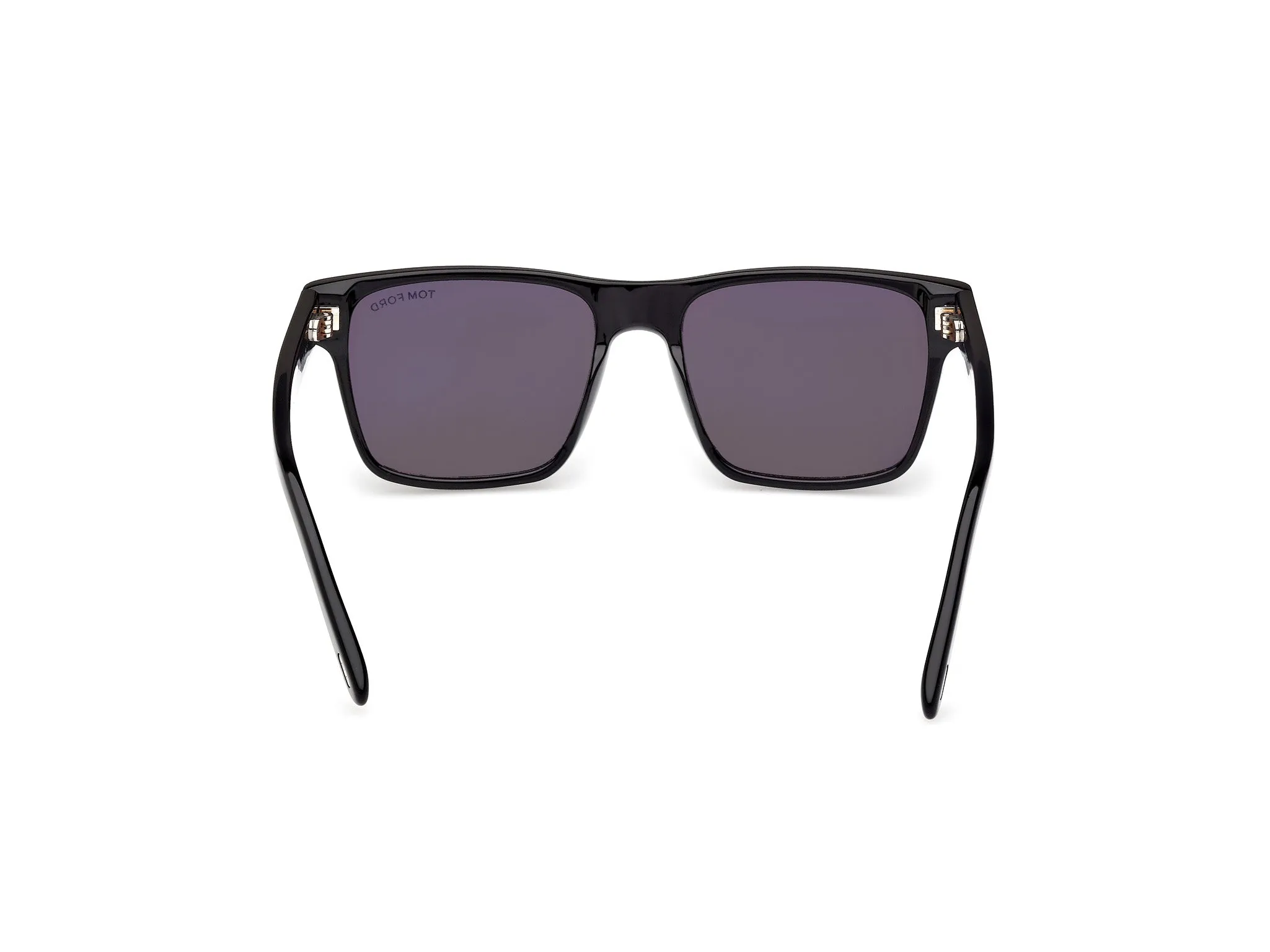 TOM FORD FT1205 CALDER 01A Occhiali da sole Acetato Nero Fumo Squadrata Normale - immagine 4