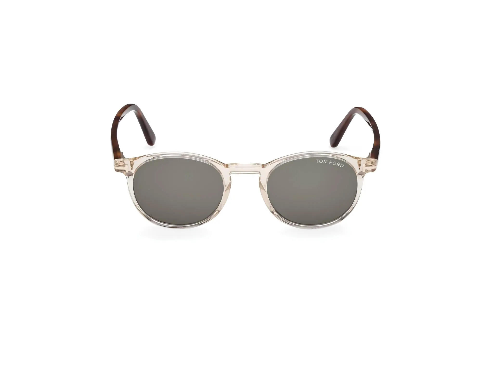 TOM FORD FT0539 ANDREA-02 45N Occhiali da sole Acetato Marrone Verde Rotonda Normale - immagine 2