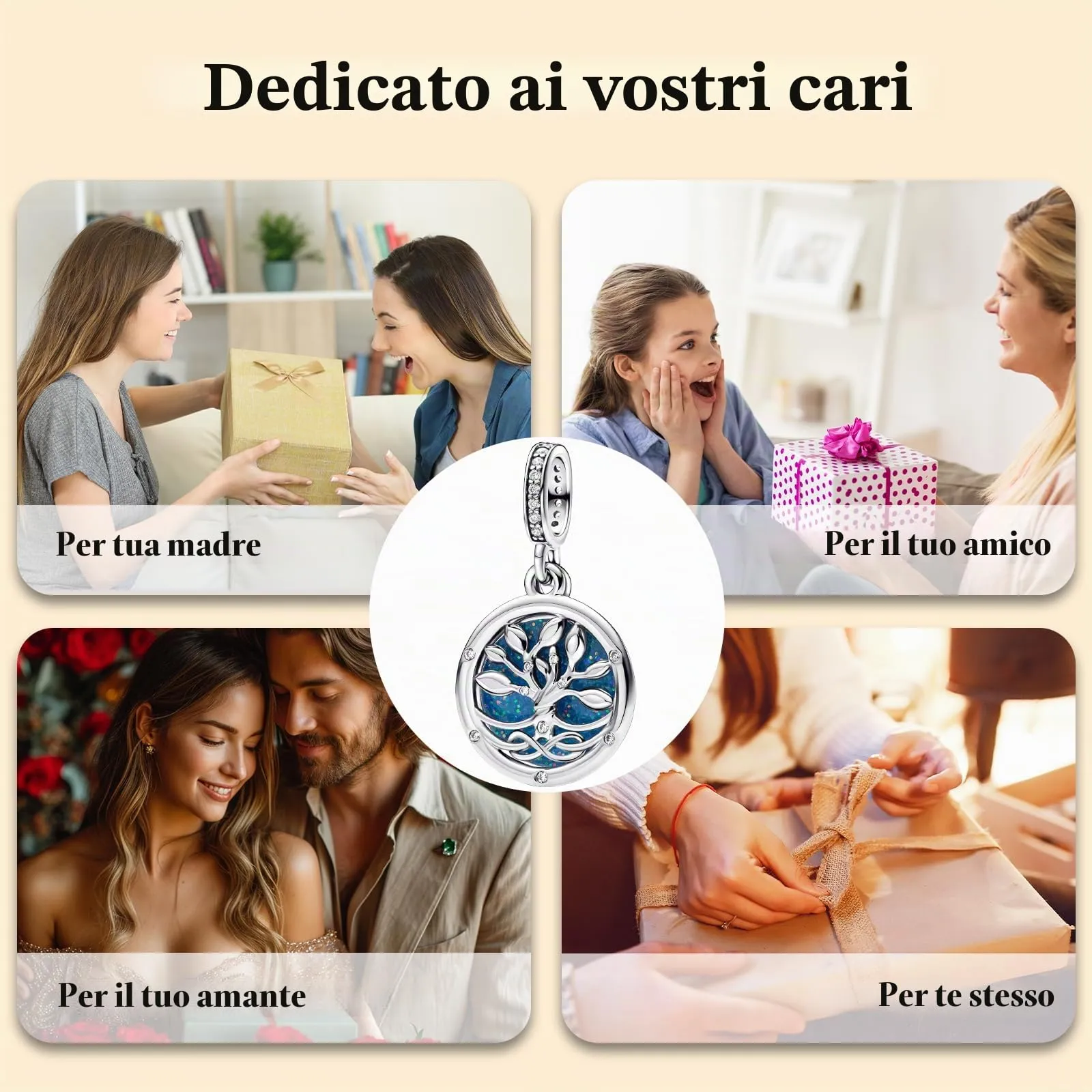 J.Fée Charms per Bracciali Ciondoli per Collane in 925 Argento - immagine 8